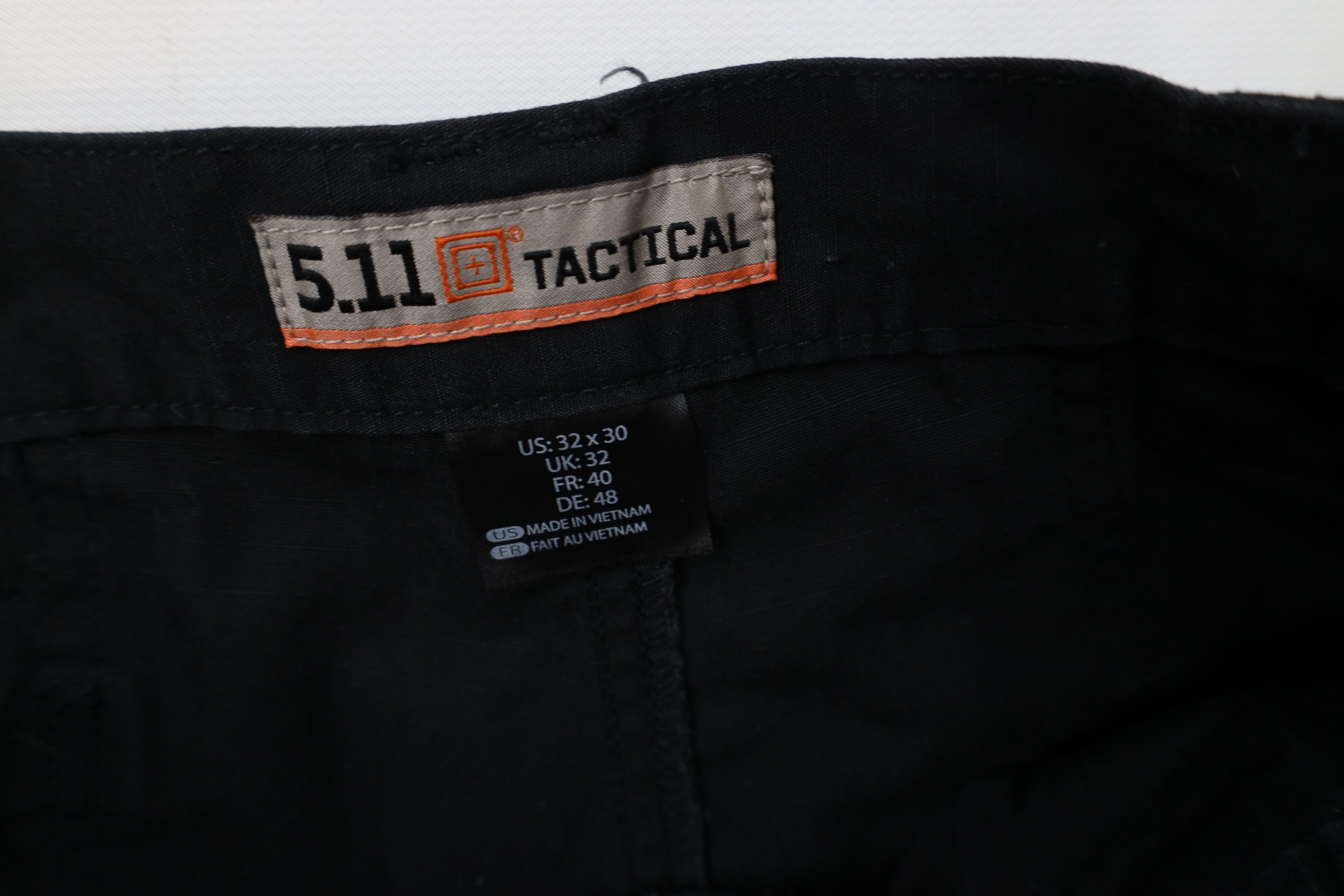 Vintage 5.11 Tactical Series Pro Double Knee Cargo Pants Black Size US 32 / EU 48 - 6 Thumbnail