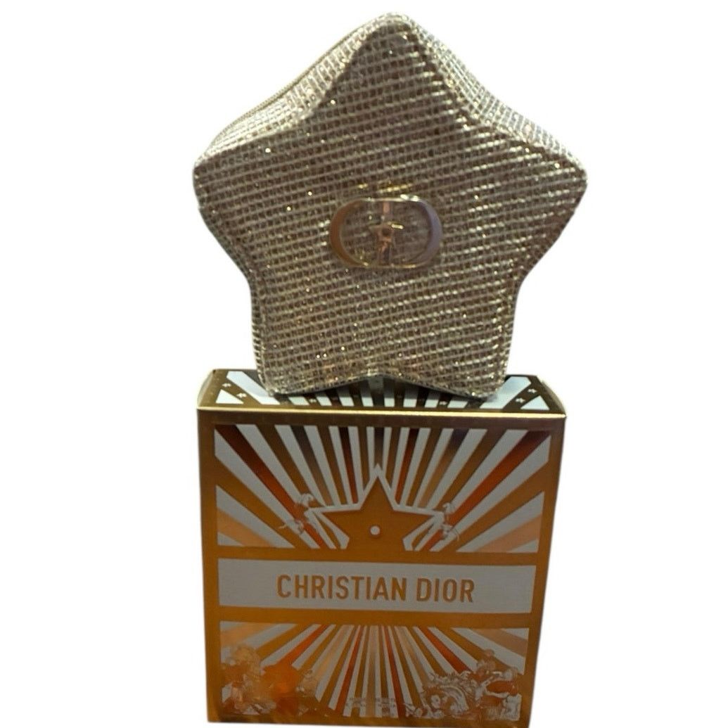 Christian Dior Monsieur Christian Dior Pouch Star Gold Exclusive 2025 Makeup Bag Size ONE SIZE - 2 Thumbnail