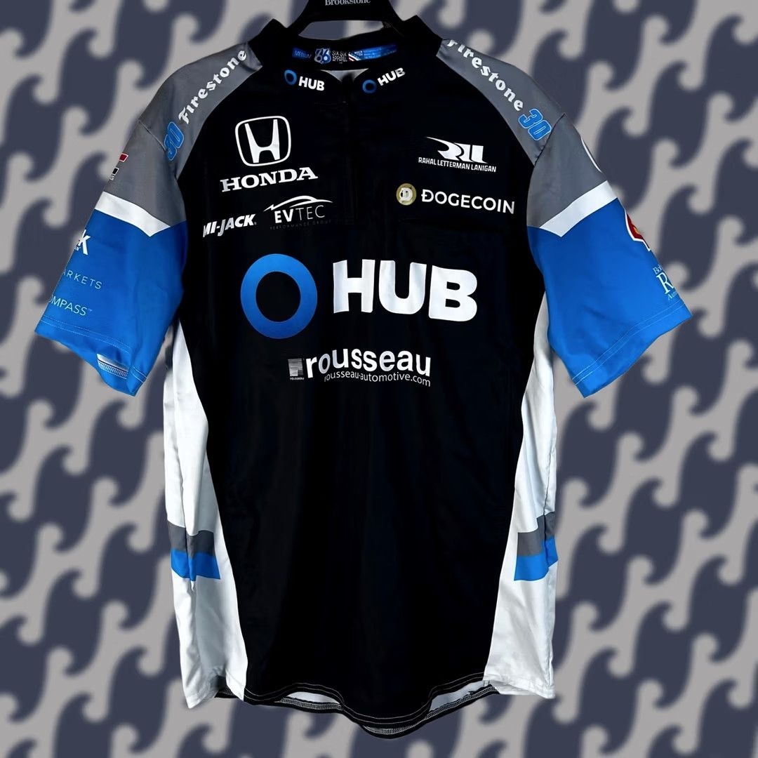 Vintage Six Six Apparel RLL Racing Honda Dogecoin Devlin DeFrancesco Crew Shirt Medium Men Size US M / EU 48-50 / 2 - 1 Thumbnail