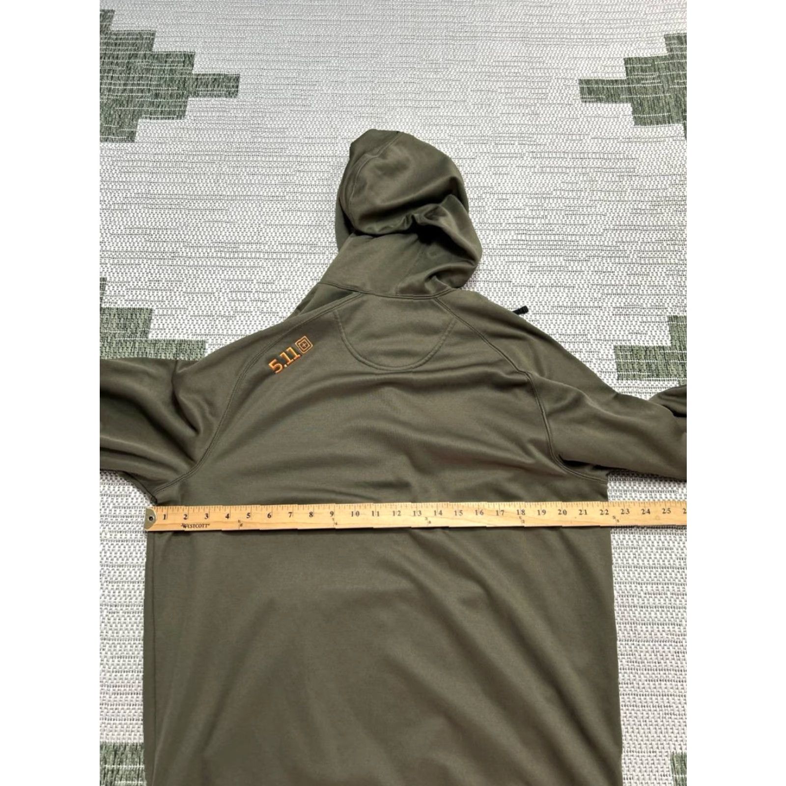 Vintage 5.11 Tactical Hoodie Mens Medium Green Pullover Hooded Shirt Regular XS? Size US M / EU 48-50 / 2 - 7 Thumbnail