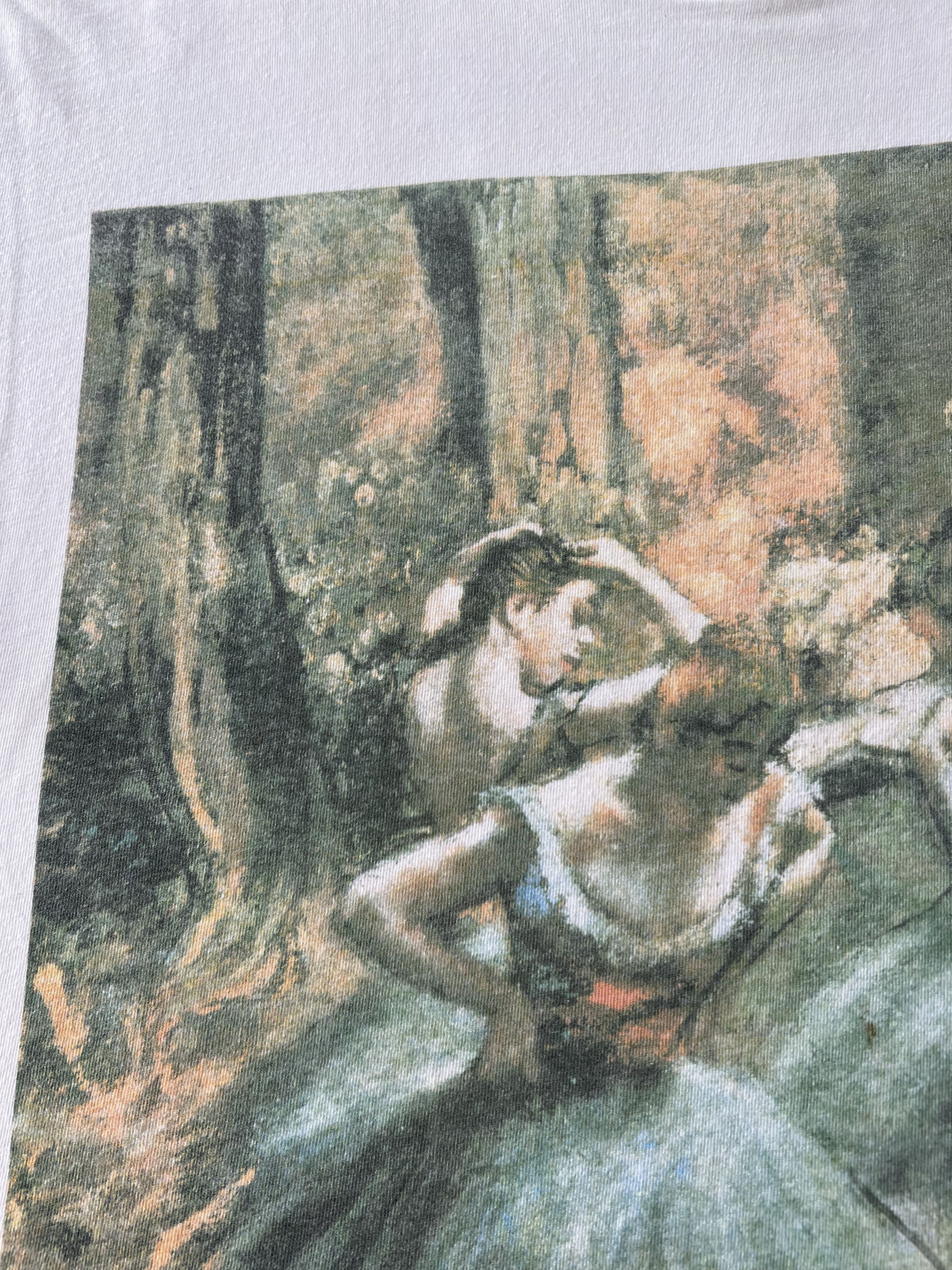 Arts & Science Vintage 90s Edgar Degas Dancers, Pink and Green 1890 T-shirt Size US L / EU 52-54 / 3 - 5 Thumbnail