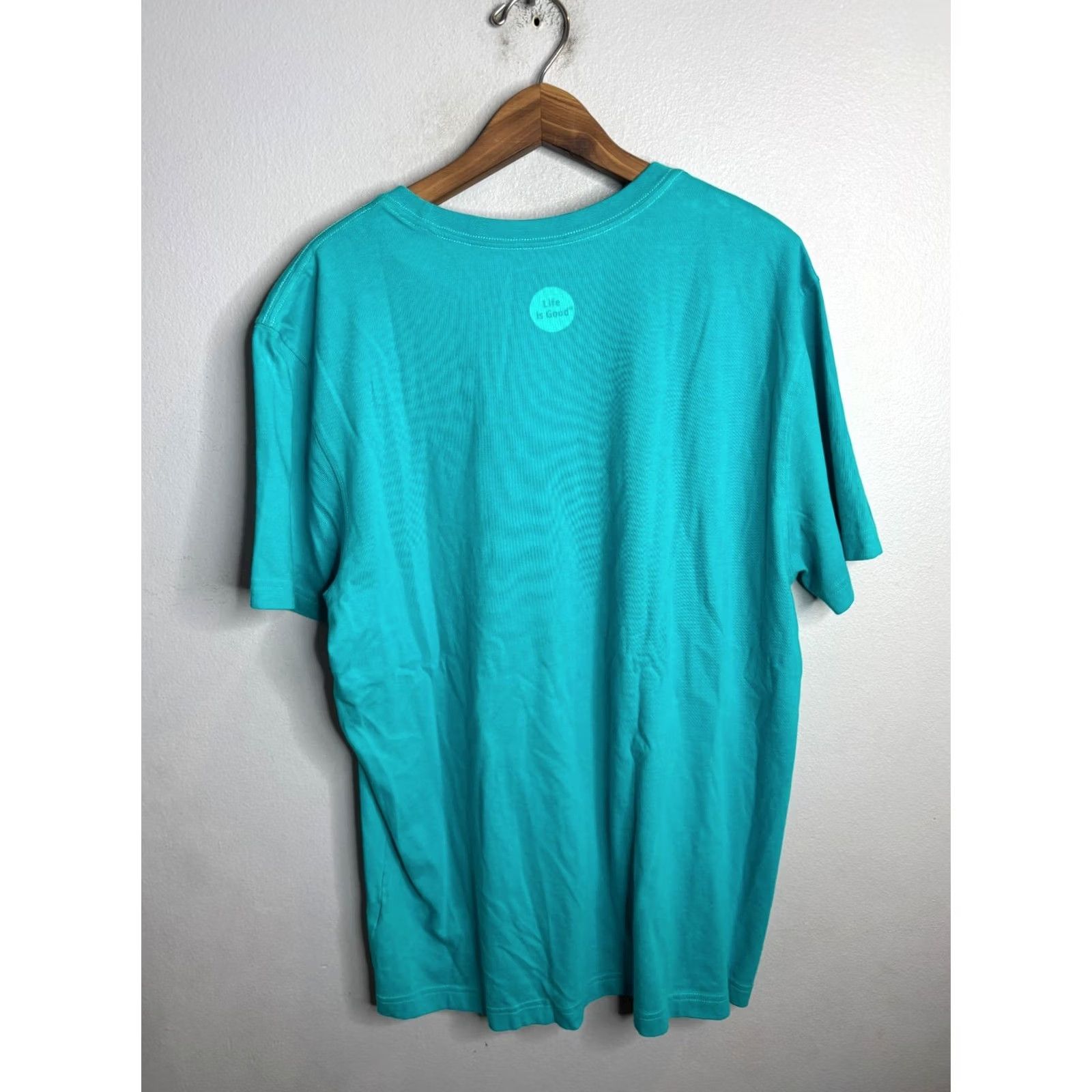 Life is Good Life is Good Crusher T-Shirt Lawnmower Green L Men's Size US L / EU 52-54 / 3 - 5 Thumbnail