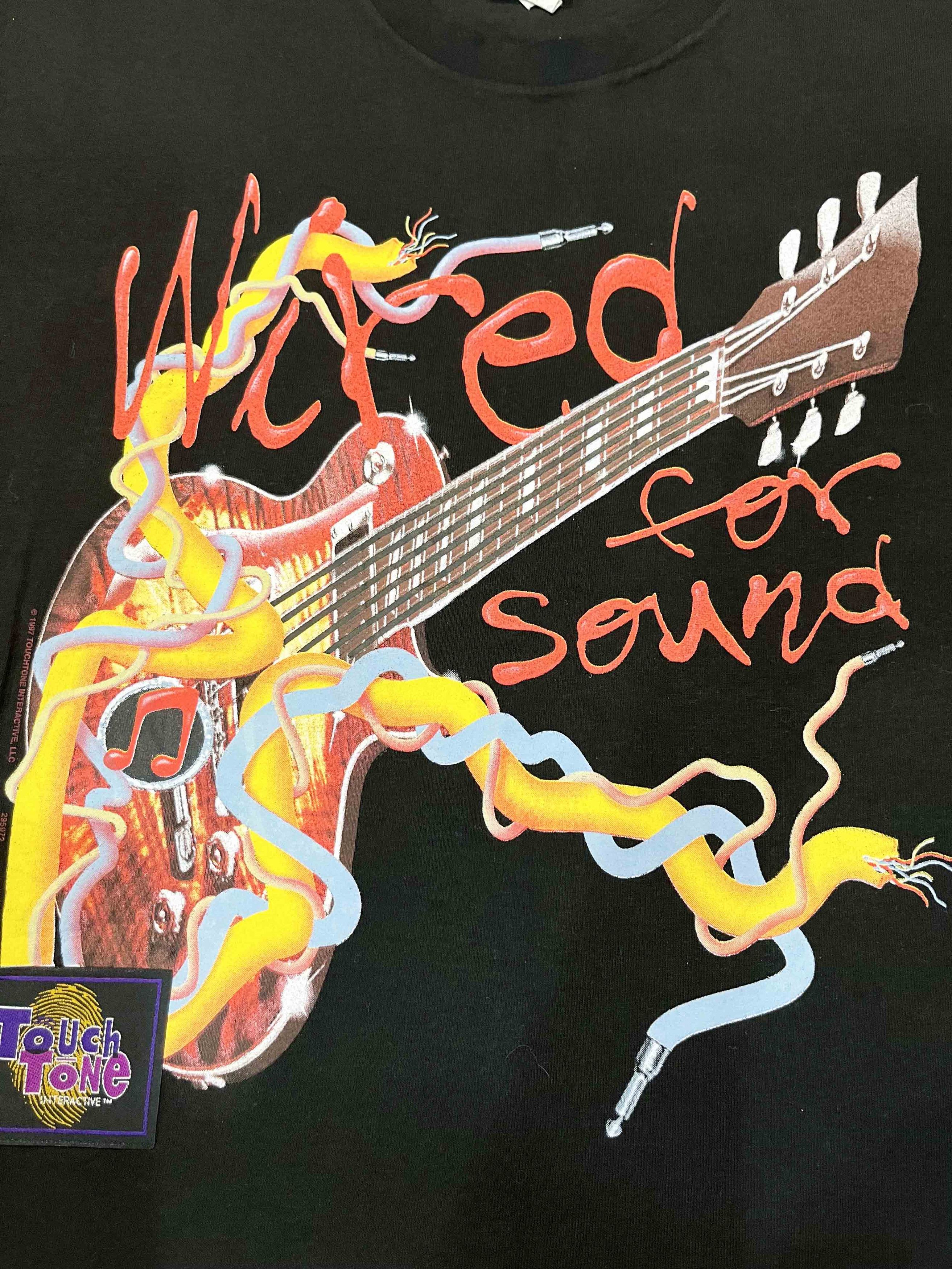 Vintage Vintage Touch Tone Wild Oats Wired for Sound Guitar T-Shirt Size US XL / EU 56 / 4 - 2 Thumbnail