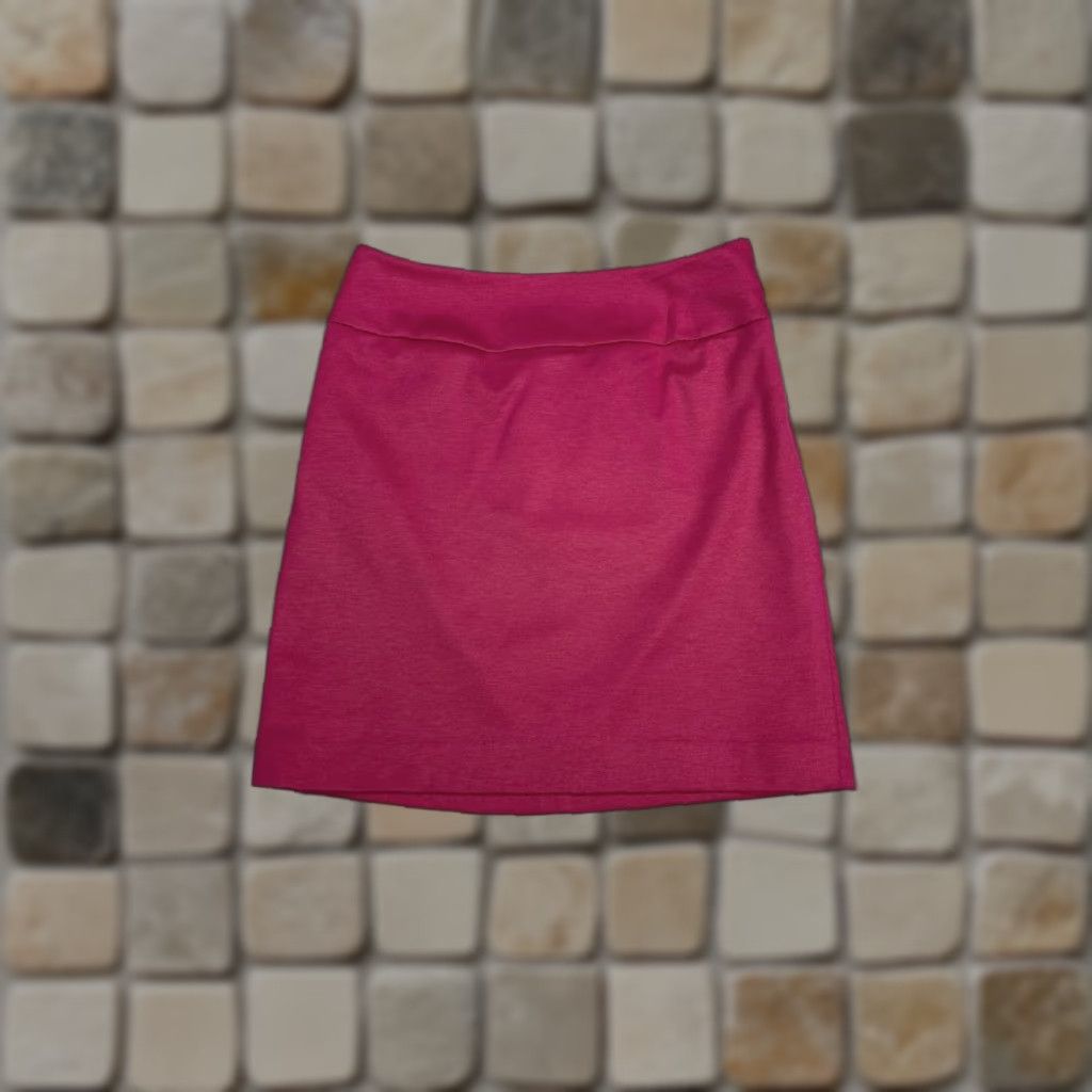 Loft Ann Taylor Loft Mini Skirt Women 0 Pink Straight And Pencil Stretch Side Zip New Size 25" / US 0 / IT 36 - 1 Thumbnail