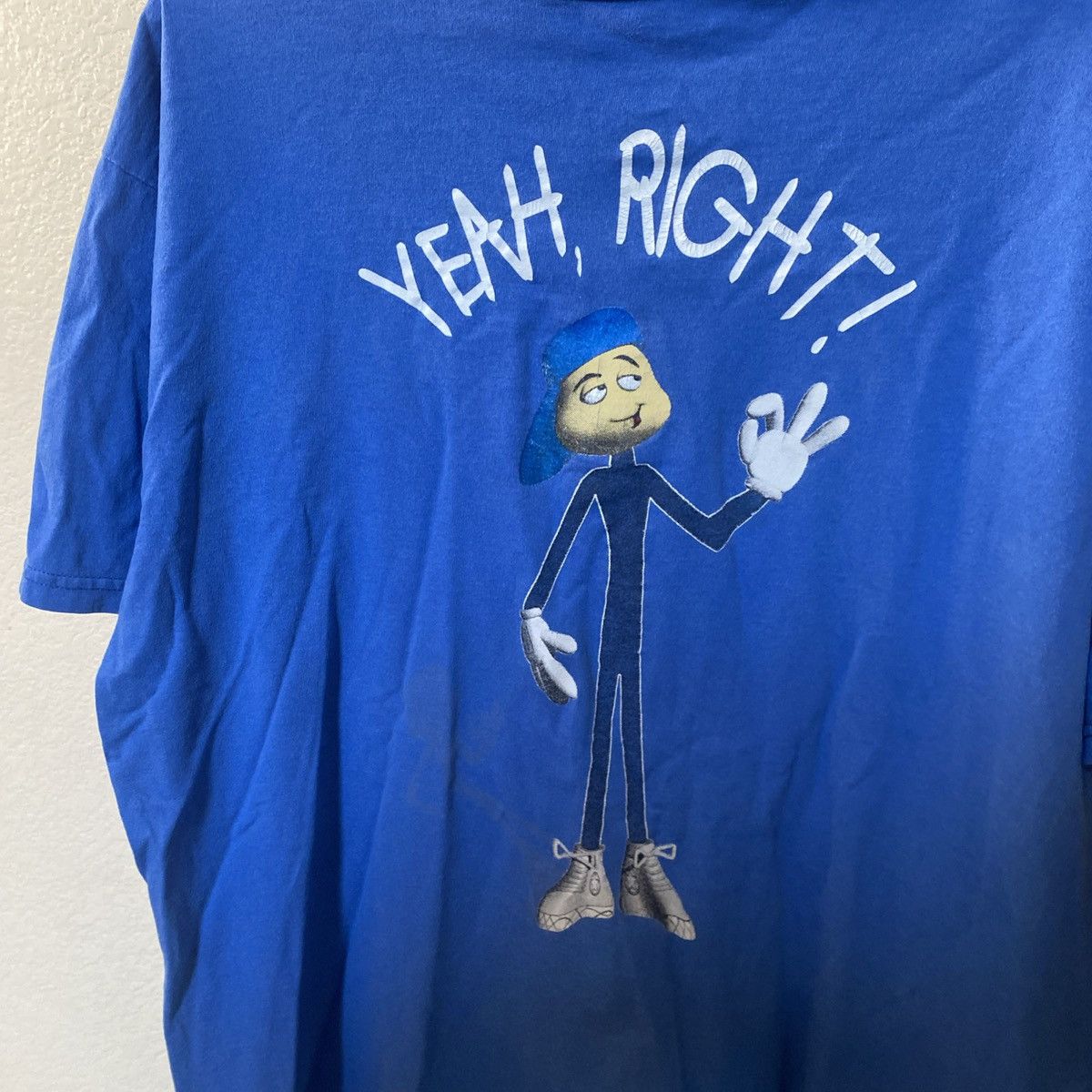 Vintage Vintage funny stick figure t shirt 90s nicely worn Size US XL / EU 56 / 4 - 1 Thumbnail