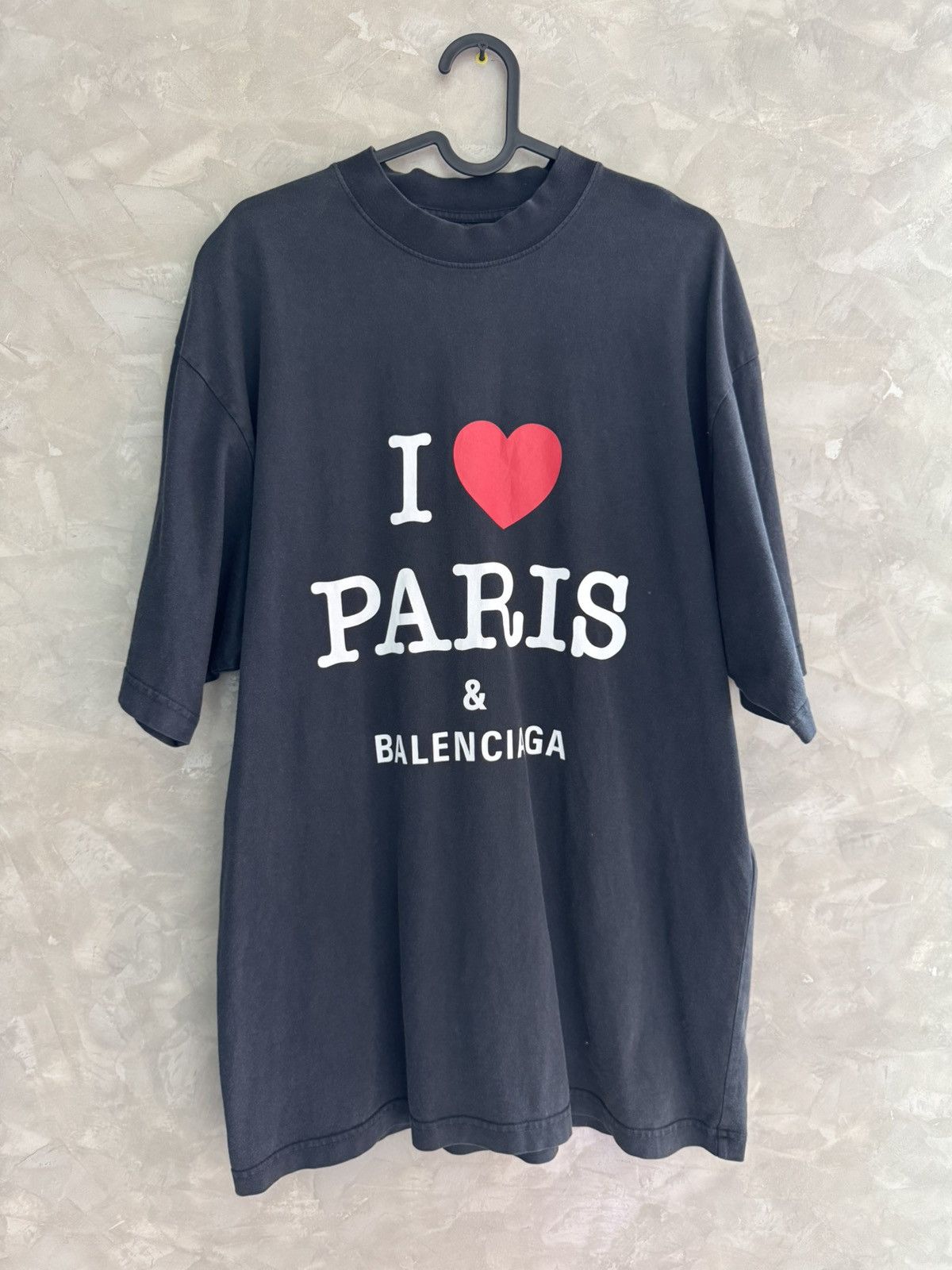 Balenciaga balenciaga I love paris and balenciaga cropped boxy