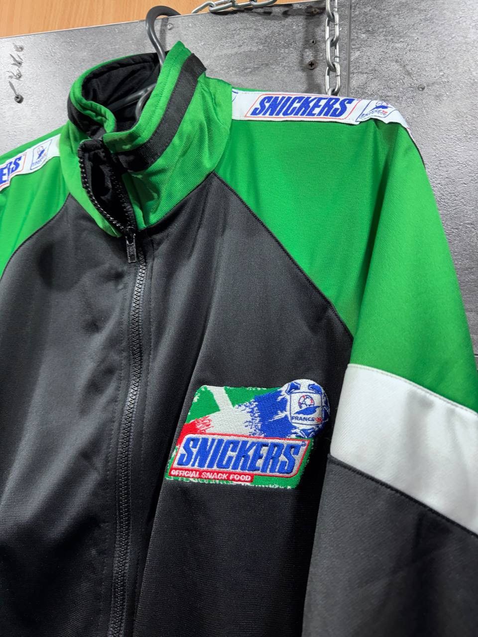 Other Vintage Snickers France 98 World Cup Tracksuit Jacket Pants Size US M / EU 48-50 / 2 - 3 Thumbnail