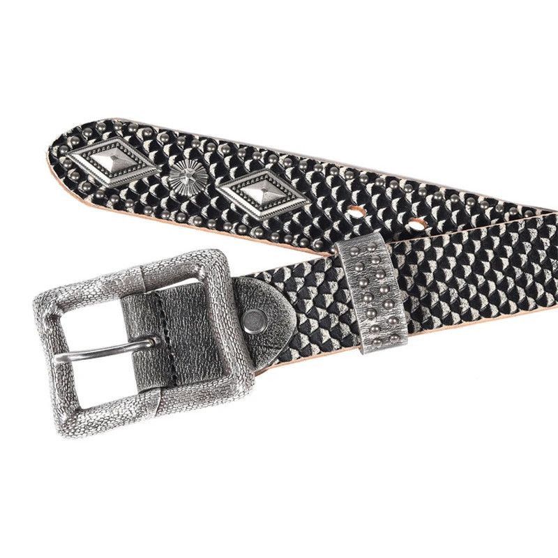Japanese Brand × Leather × Vintage Dragon Altar Retro Vintage Leather Belt Size ONE SIZE - 7 Thumbnail