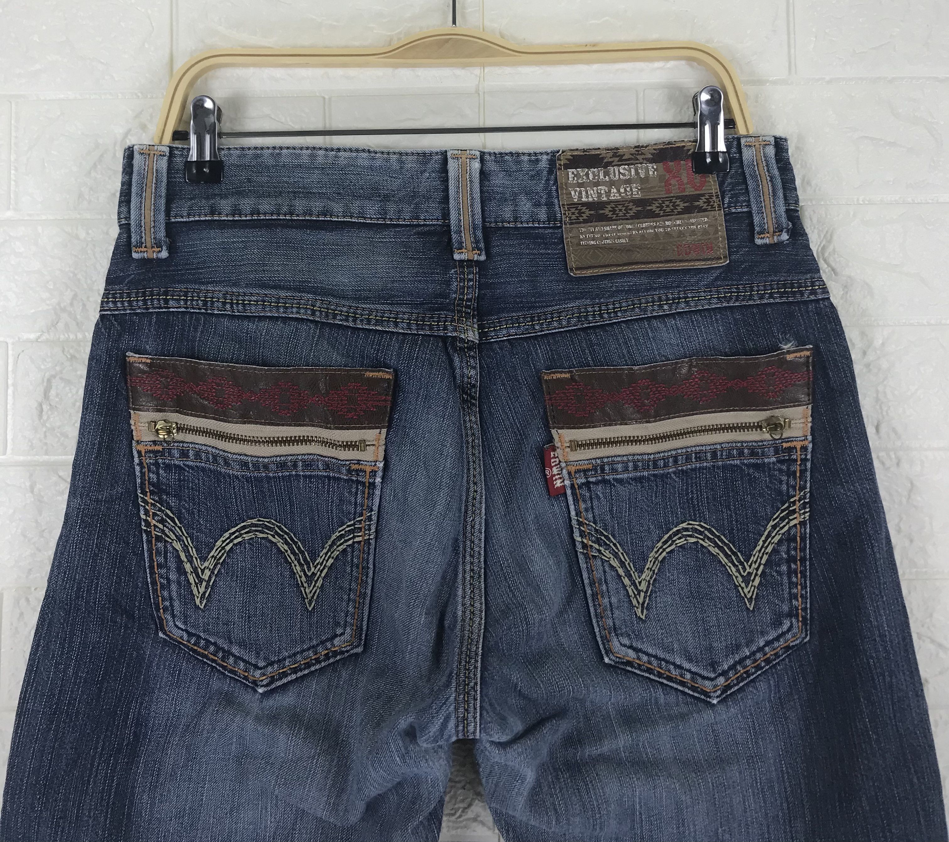 Edwin Vintage Edwin 444 XVS Japanese Blue Jeans Size US 30 / EU 46 - 2 Thumbnail