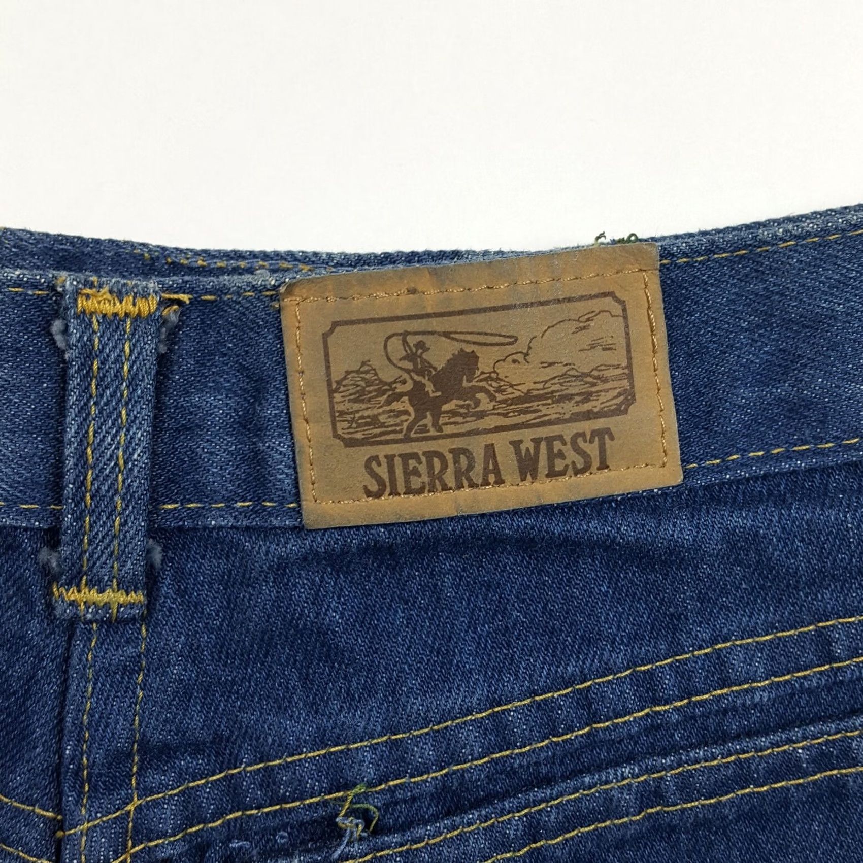 Vintage VINTAGE Sierra West Denim Western Pencil Skirt High Waist Womens Size 5 Blue 80s Cowboy Southwestern 80s Women’s Vintage Skirt Size 27" / US 4 / IT 40 - 4 Thumbnail