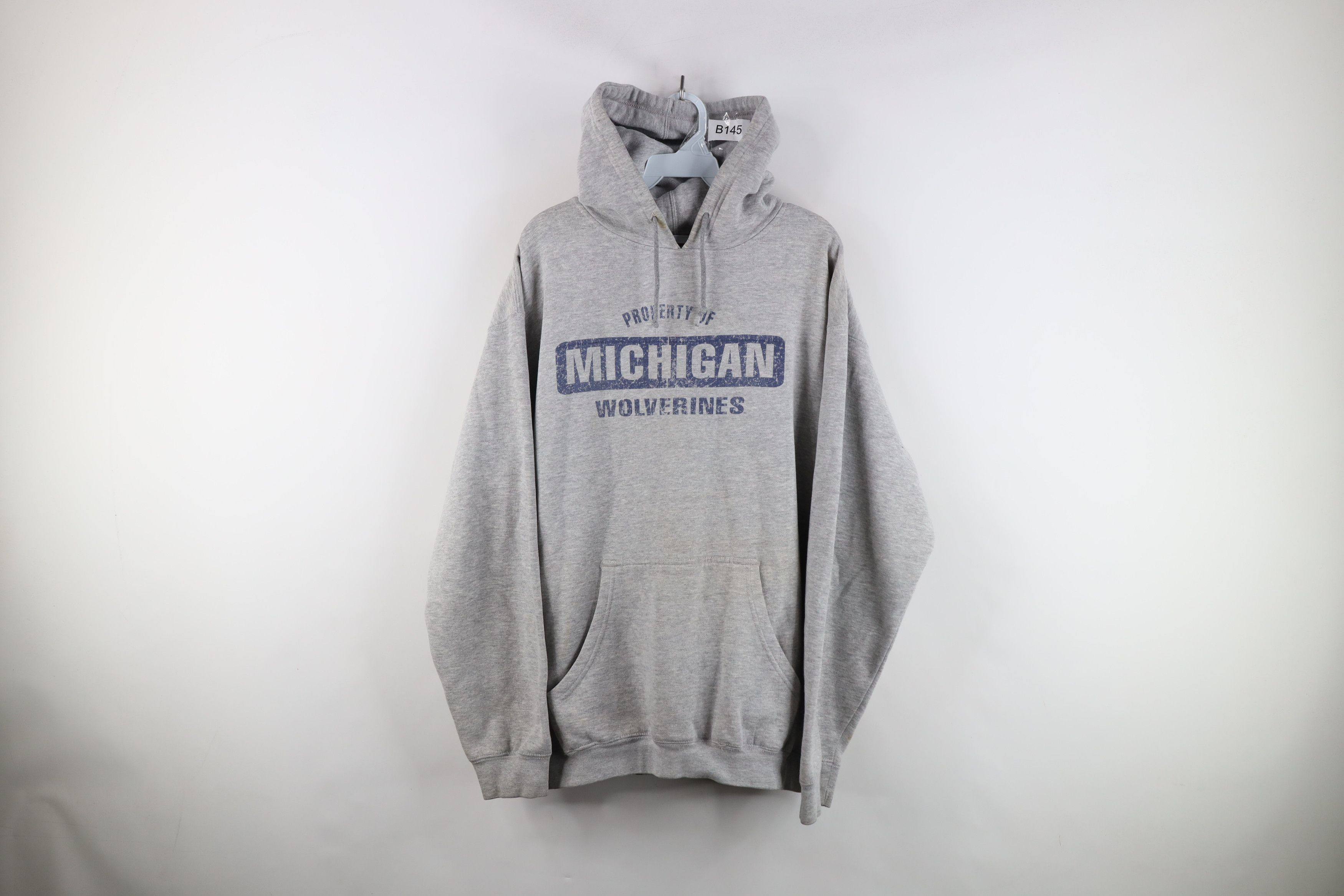 Vintage Vintage 90s Y2K University of Michigan Hoodie Sweatshirt Size US XXL / EU 58 / 5 - 1 Thumbnail