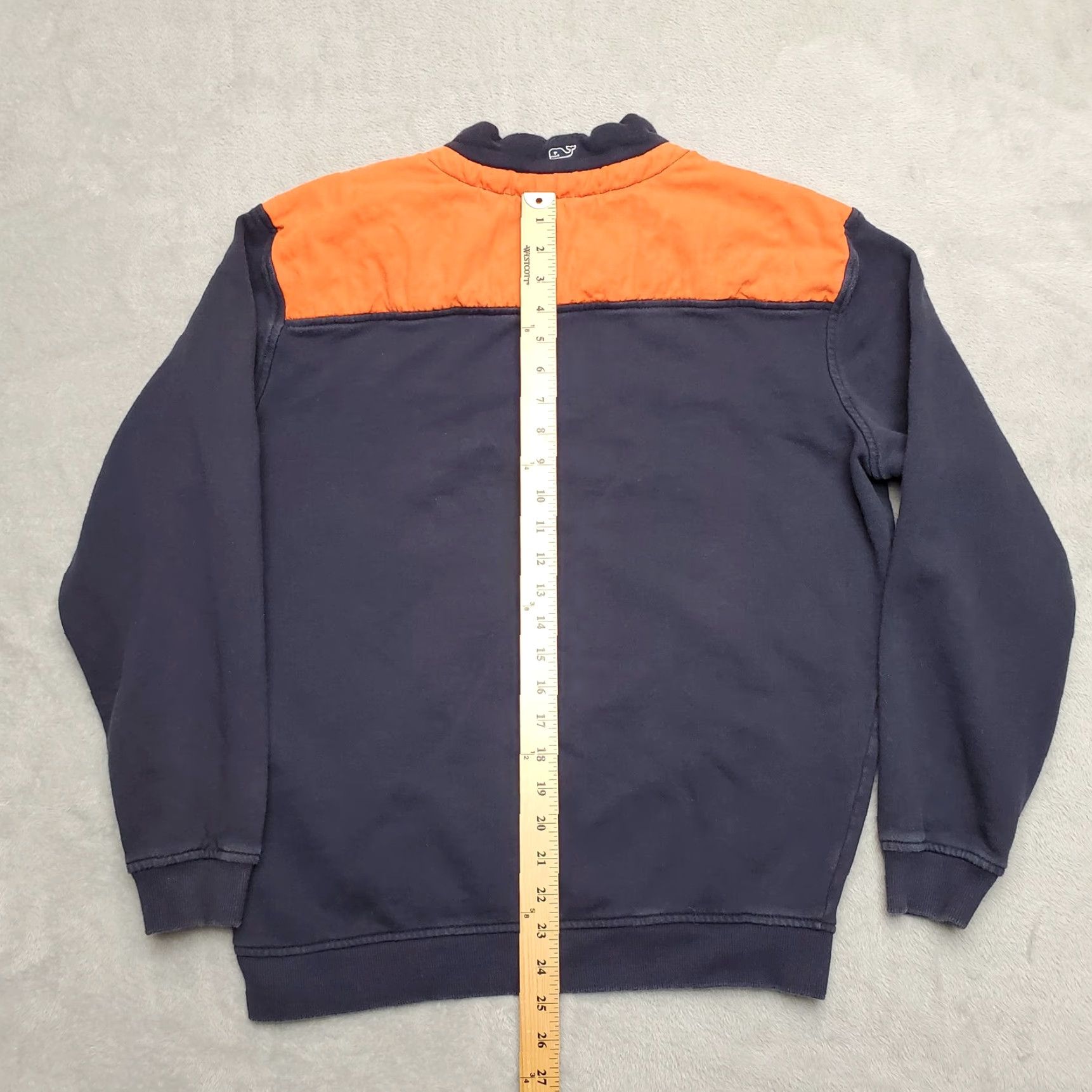 Vineyard Vines Vineyard Vines Sweater Mens M Orange 100% Cotton Long Sleeve 1/4 Zip Pullover Golf Casual Mens Size US M / EU 48-50 / 2 - 7 Thumbnail