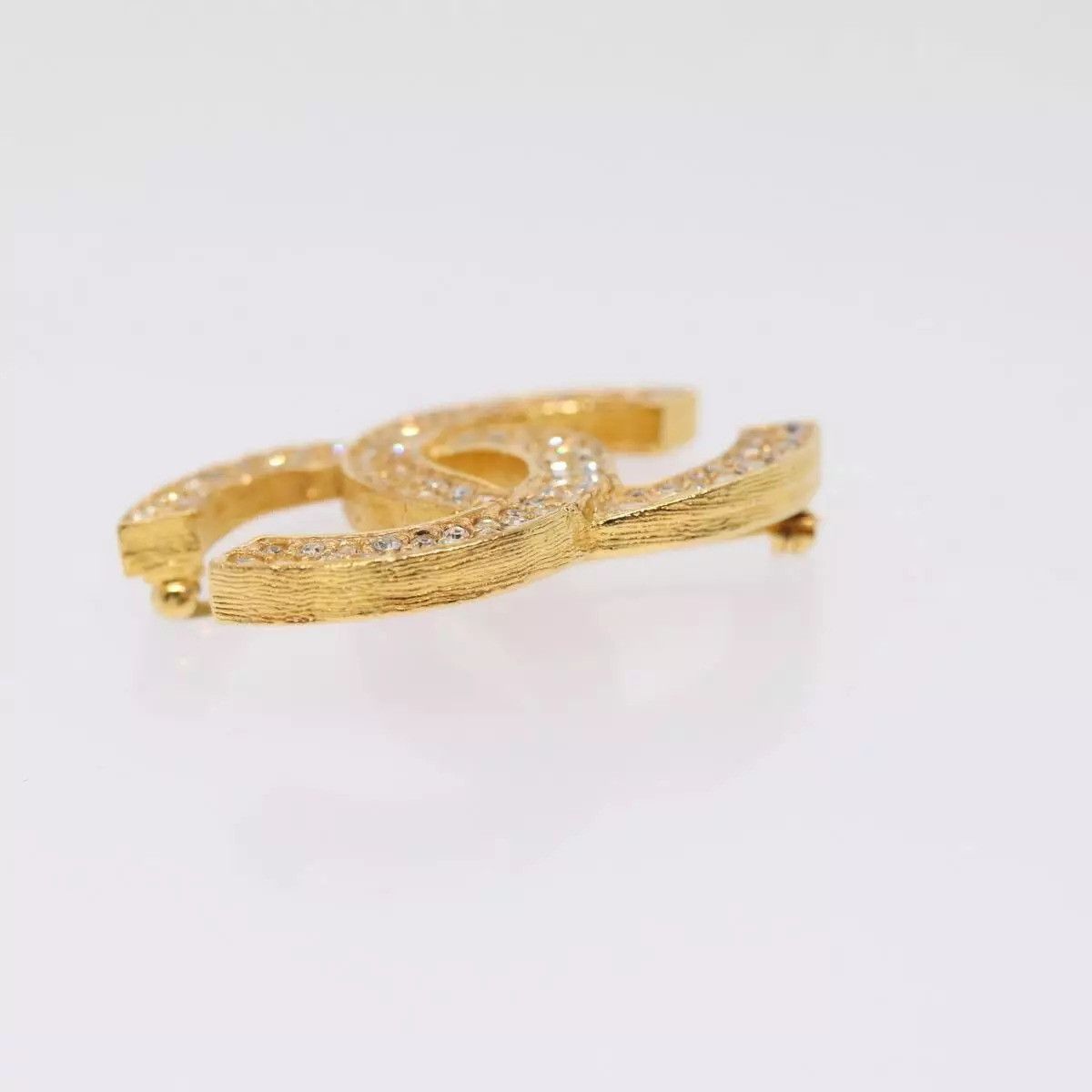 Chanel CHANEL COCO Mark Brooch metal Gold CC Auth Size ONE SIZE - 6 Thumbnail