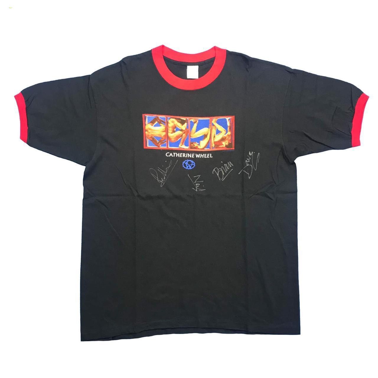 image of Band Tees Vintage Cathrine Wheel Shirt 90' Shoegaze in Black, Men's (Size XL)