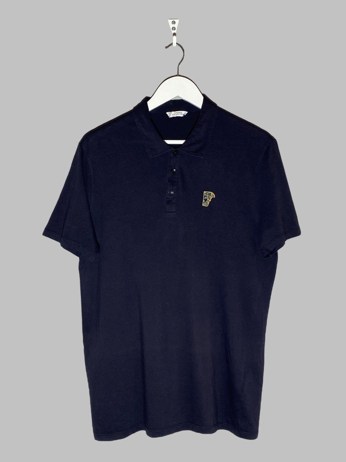 Versace Versace Collection Medusa Patch Logo Polo T-shirt Size US XL / EU 56 / 4 - 1 Thumbnail