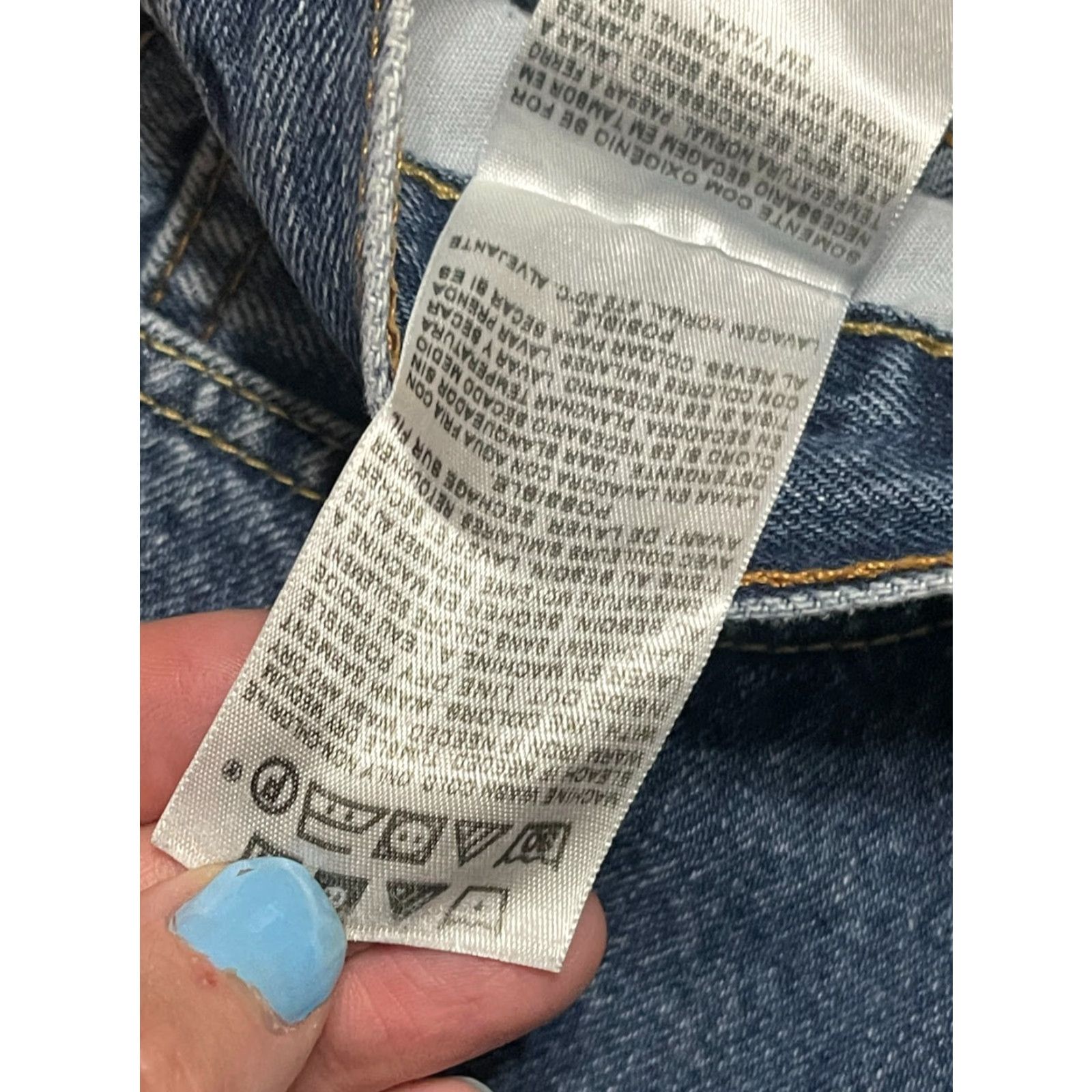 Levi's Levi's Jeans Men's 36x36 Blue Denim Relaxed Fit Straight Leg 550 Size US 36 / EU 52 - 6 Thumbnail