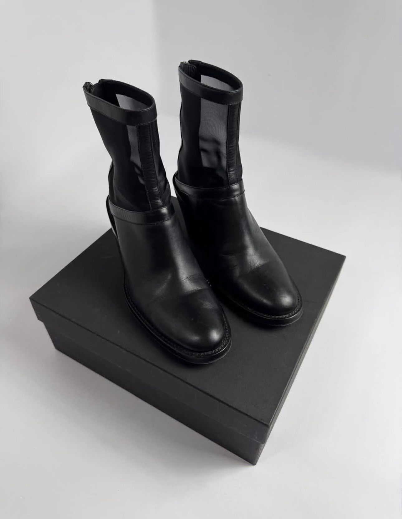 Ann Demeulemeester Seta Crust Boots | Grailed