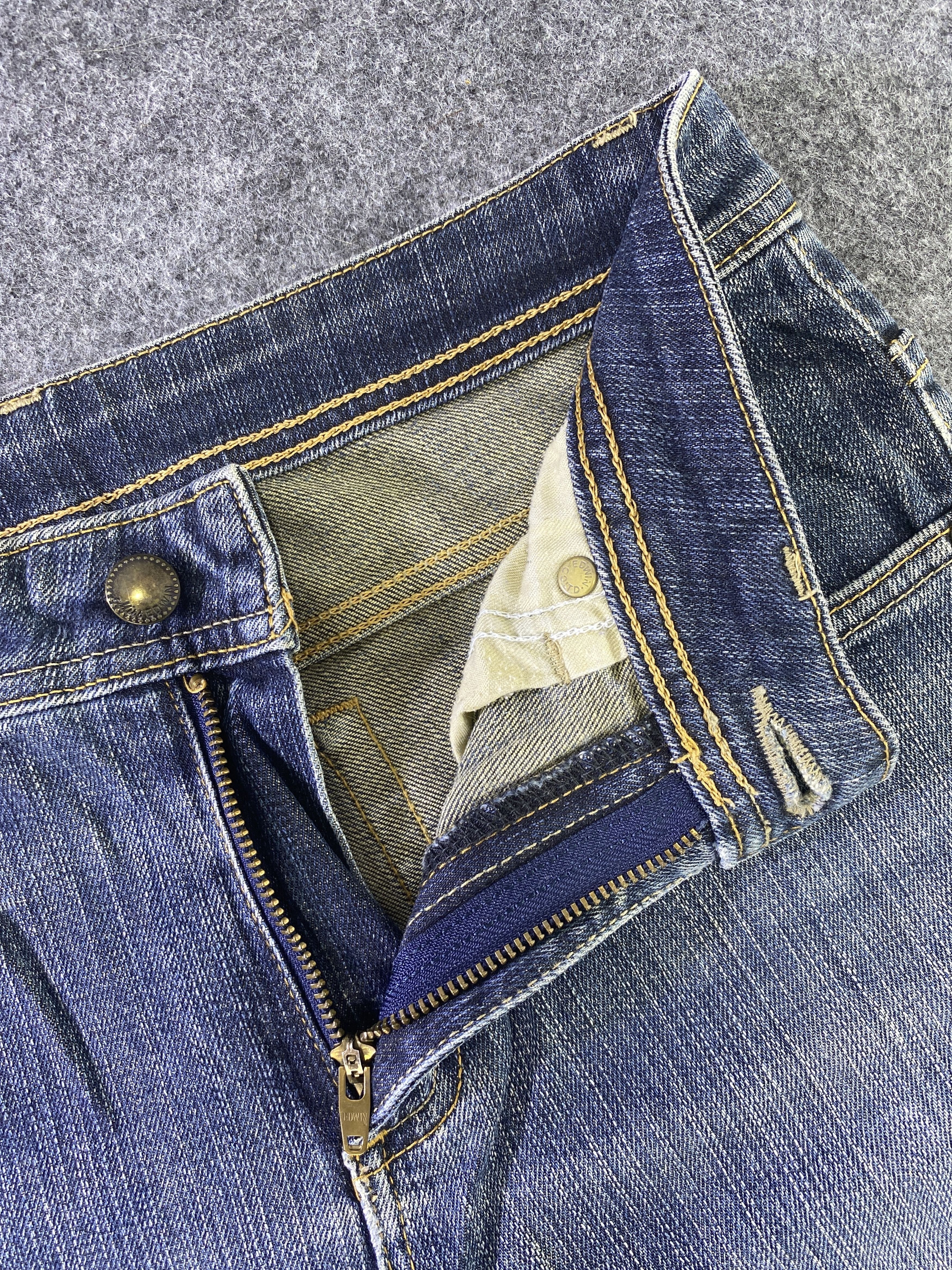 Edwin Miss Edwin Distress Wash Denim - J932 Size 30" / US 8 / IT 44 - 7 Thumbnail