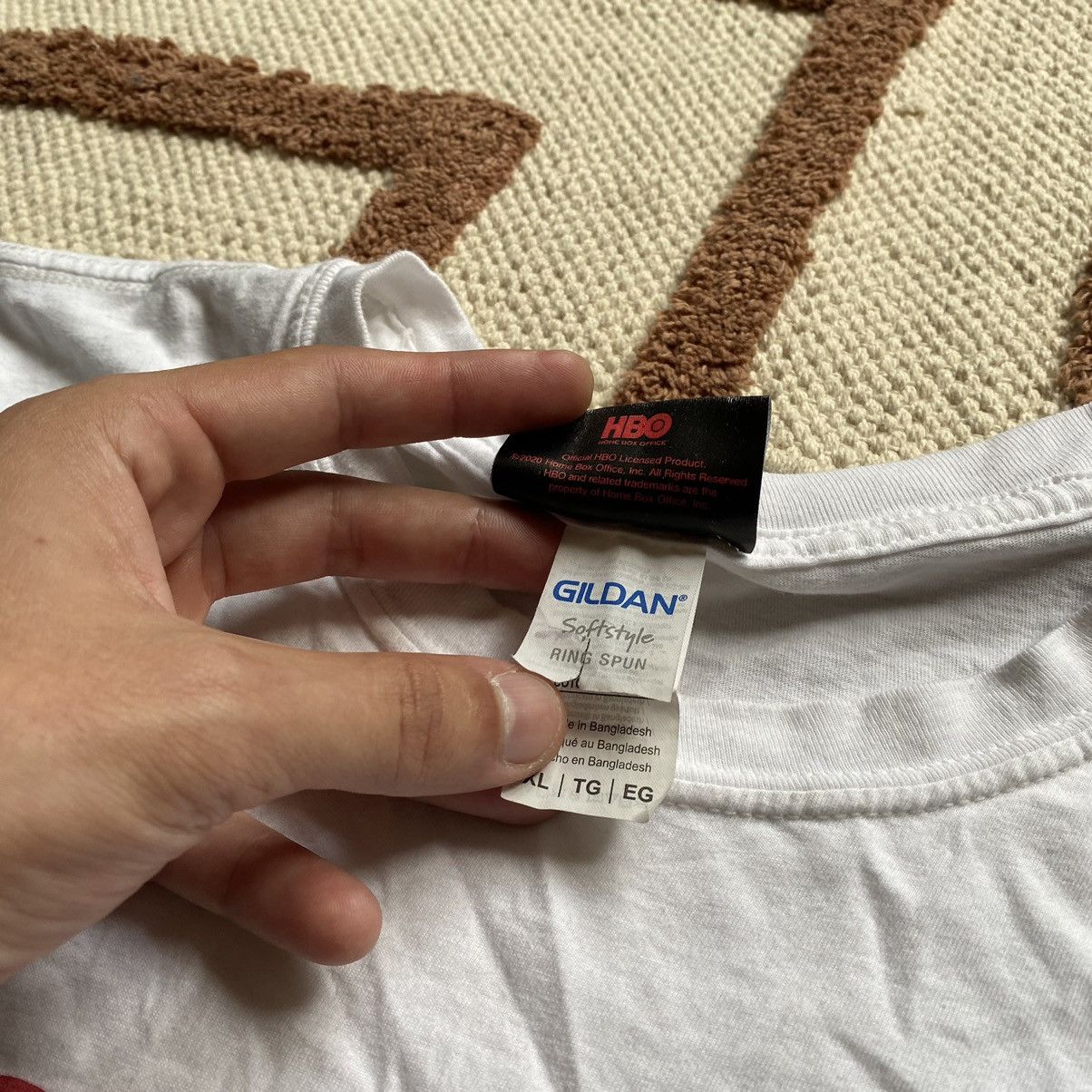 Vintage THE SOPRANOS SERIES HBO Y2K BOX LOGO T SHIRT Size US XL / EU 56 / 4 - 4 Thumbnail