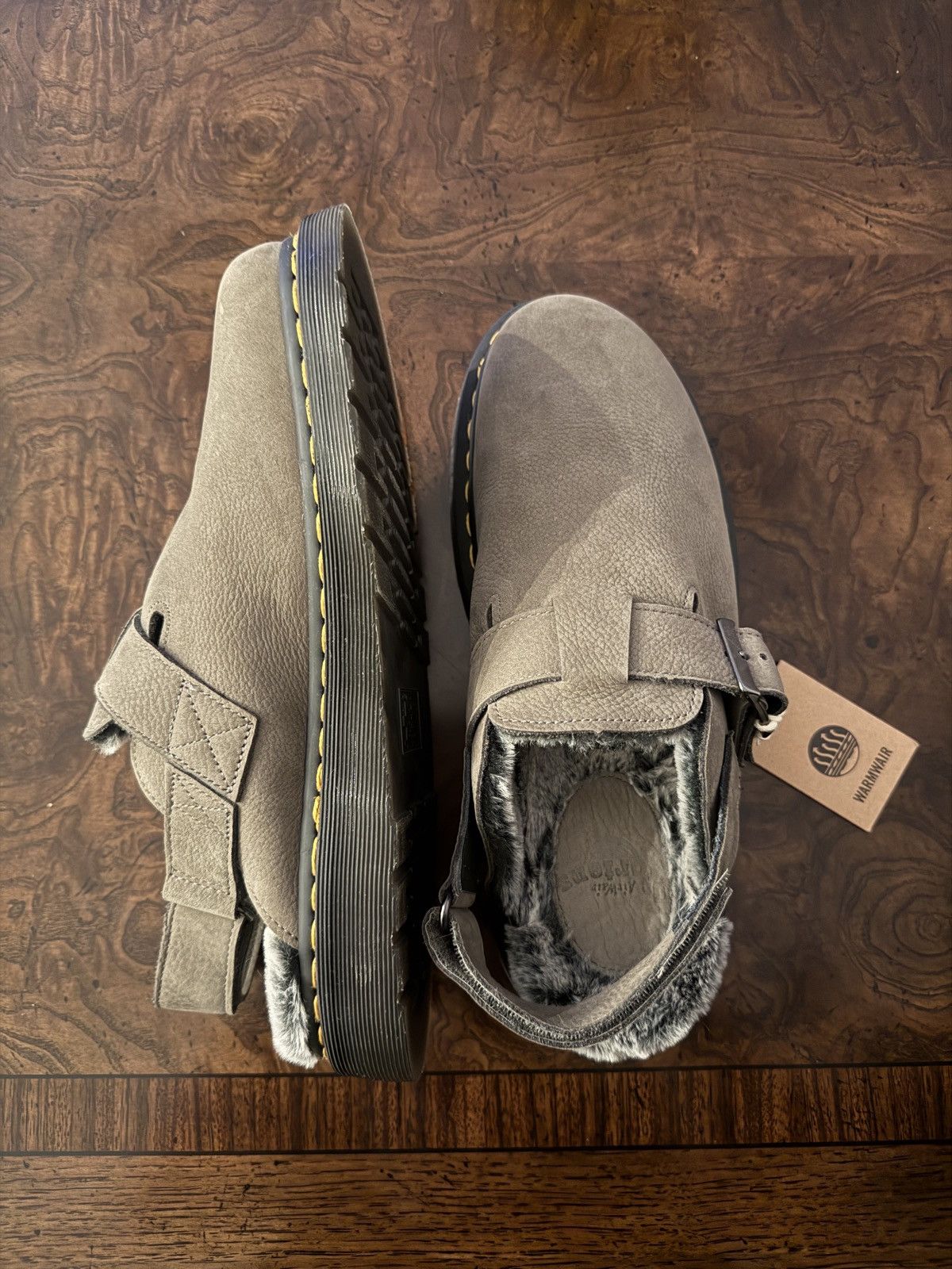 Dr. Martens Dr. Martens Jorge II Faux Fur Lined Nubuck Slingback Mules Size US 11 / EU 44 - 2 Thumbnail