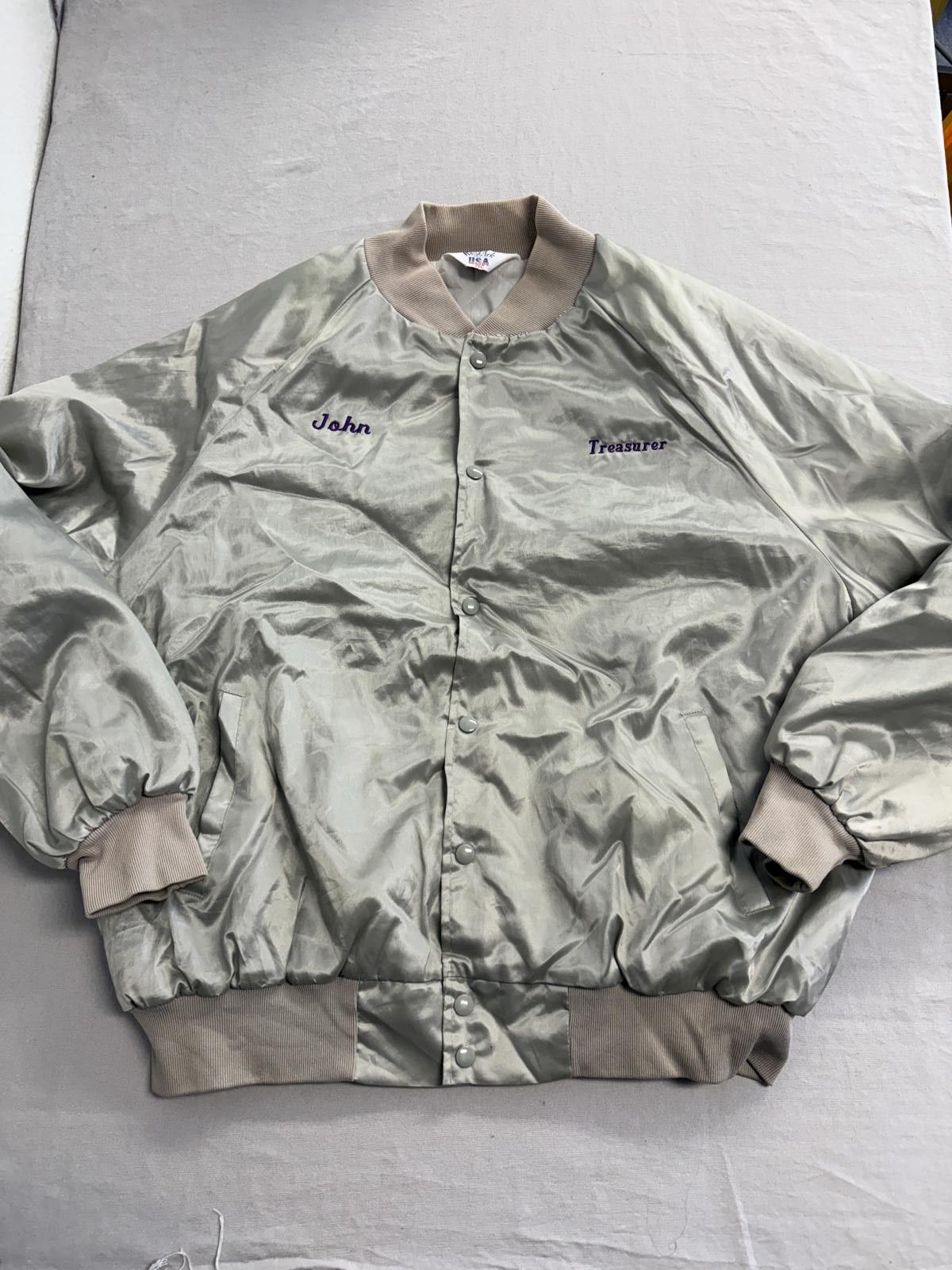 Designer VTG Little League Baseball Bomber Jacket Northwest Taylor 3X Size US XL / EU 56 / 4 - 2 Thumbnail