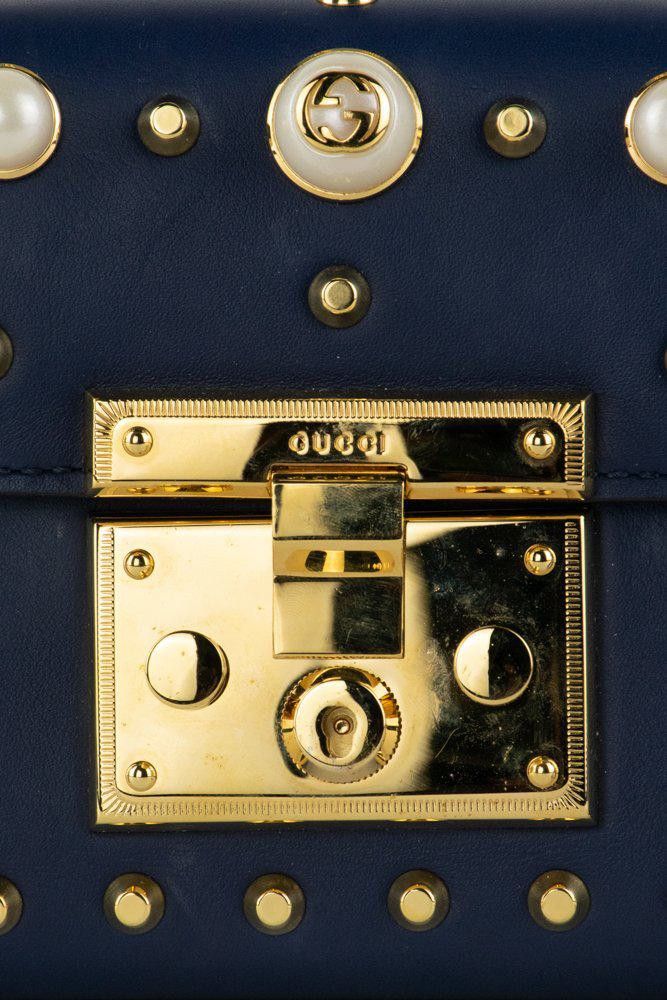 Gucci Gucci Pearl Studded Padlock Bag Size ONE SIZE - 13 Thumbnail