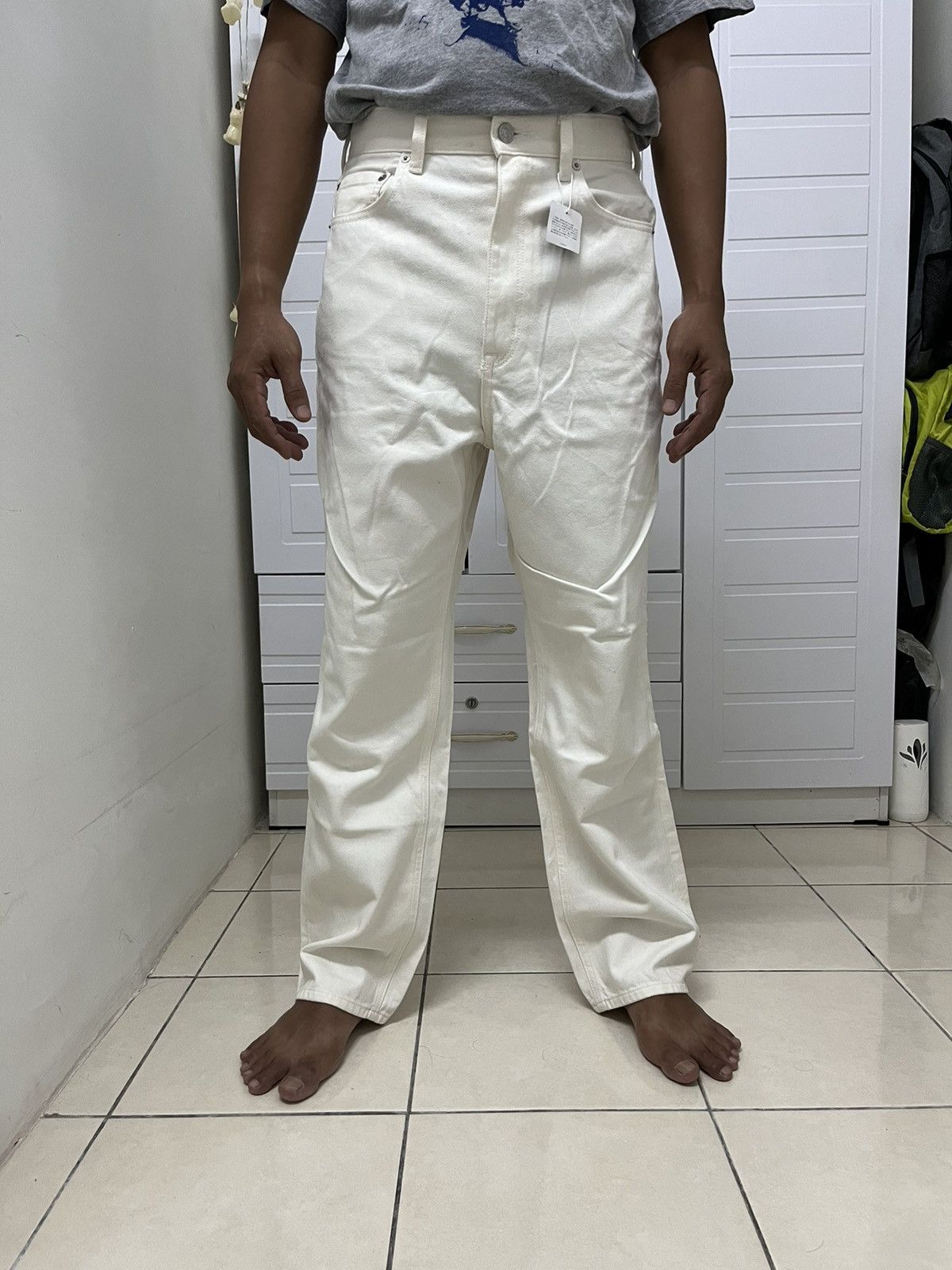 Kim Jones Kim Jones SS18 White Denim Pants Size US 30 / EU 46 - 9 Thumbnail
