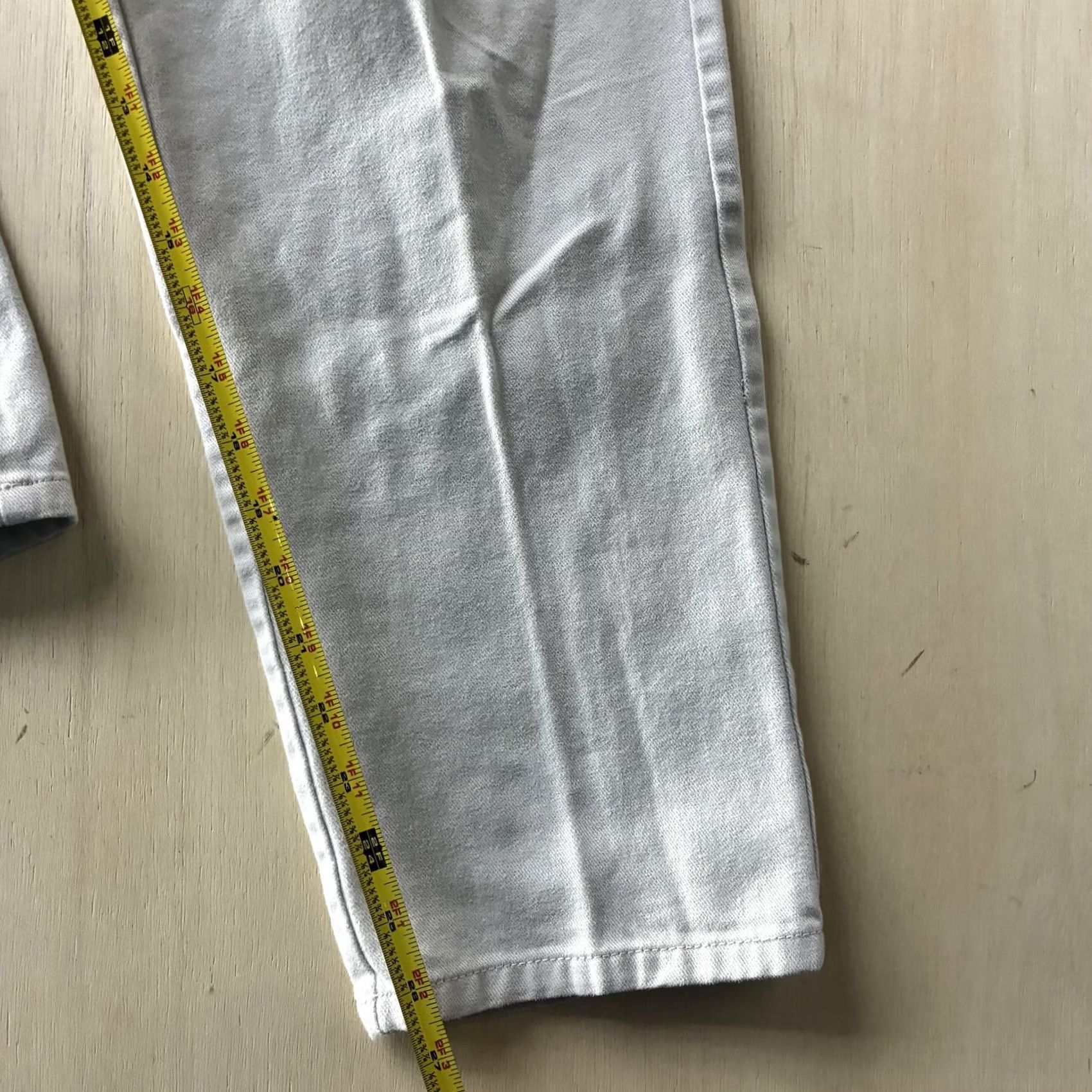 Bill Blass Bill Blass Jeans Womens 10P White Denim Straight Regular Cotton Light Wash Size 32" / US 10 / IT 46 - 4 Thumbnail