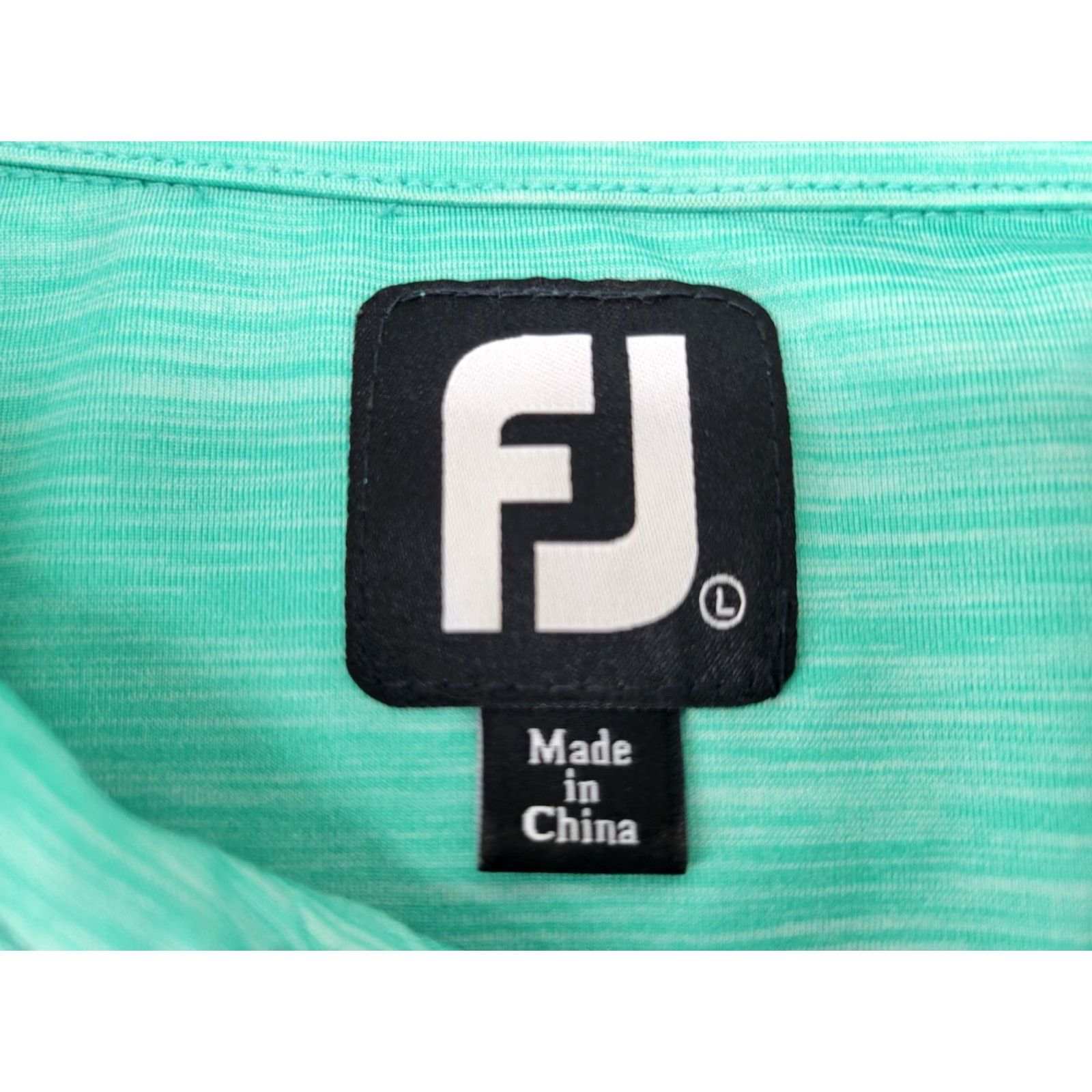 Footjoy FootJoy Polo Shirt Mens Large Golf Green Teal Short Sleeve Shirt Size US L / EU 52-54 / 3 - 7 Thumbnail