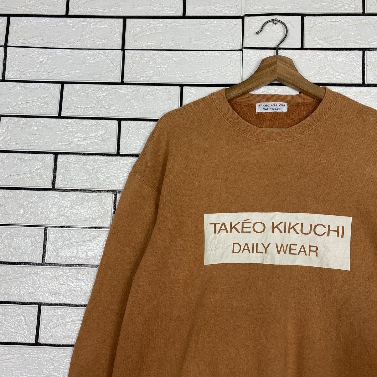Japanese Brand 📌Vintage Sweatshirt Takeo Kikuchi Issey Miyake Size US M / EU 48-50 / 2 - 8 Thumbnail
