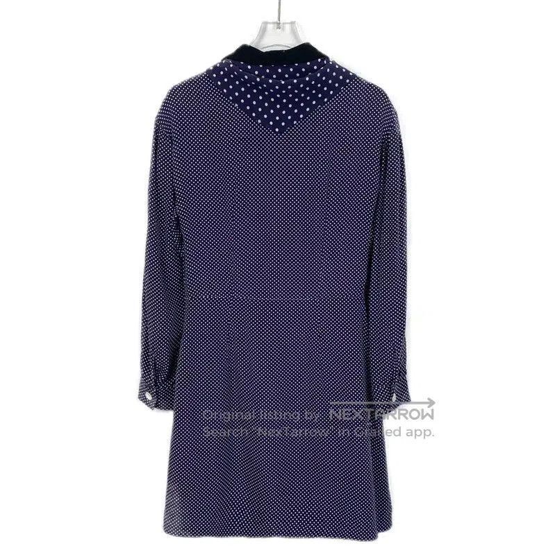 miu miu blue dress Miumiu 24 navy blue polo dress size XS