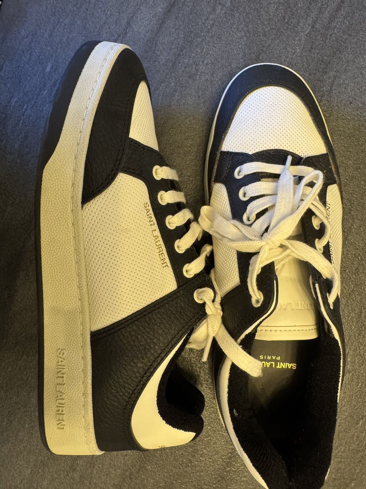 Givenchy Saint Laurent SL/61 Low-Top Sneakers Men’s Size 42 Size US 9 / EU 42 - 2 Thumbnail