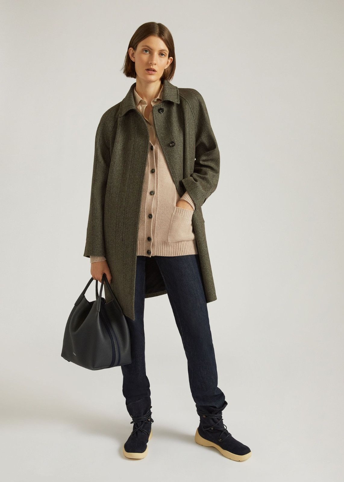 Loro Piana o1srvl11e1224 Lago D’Orta Long Cardigan in Beige Size XS / US 0-2 / IT 36-38 - 5 Thumbnail