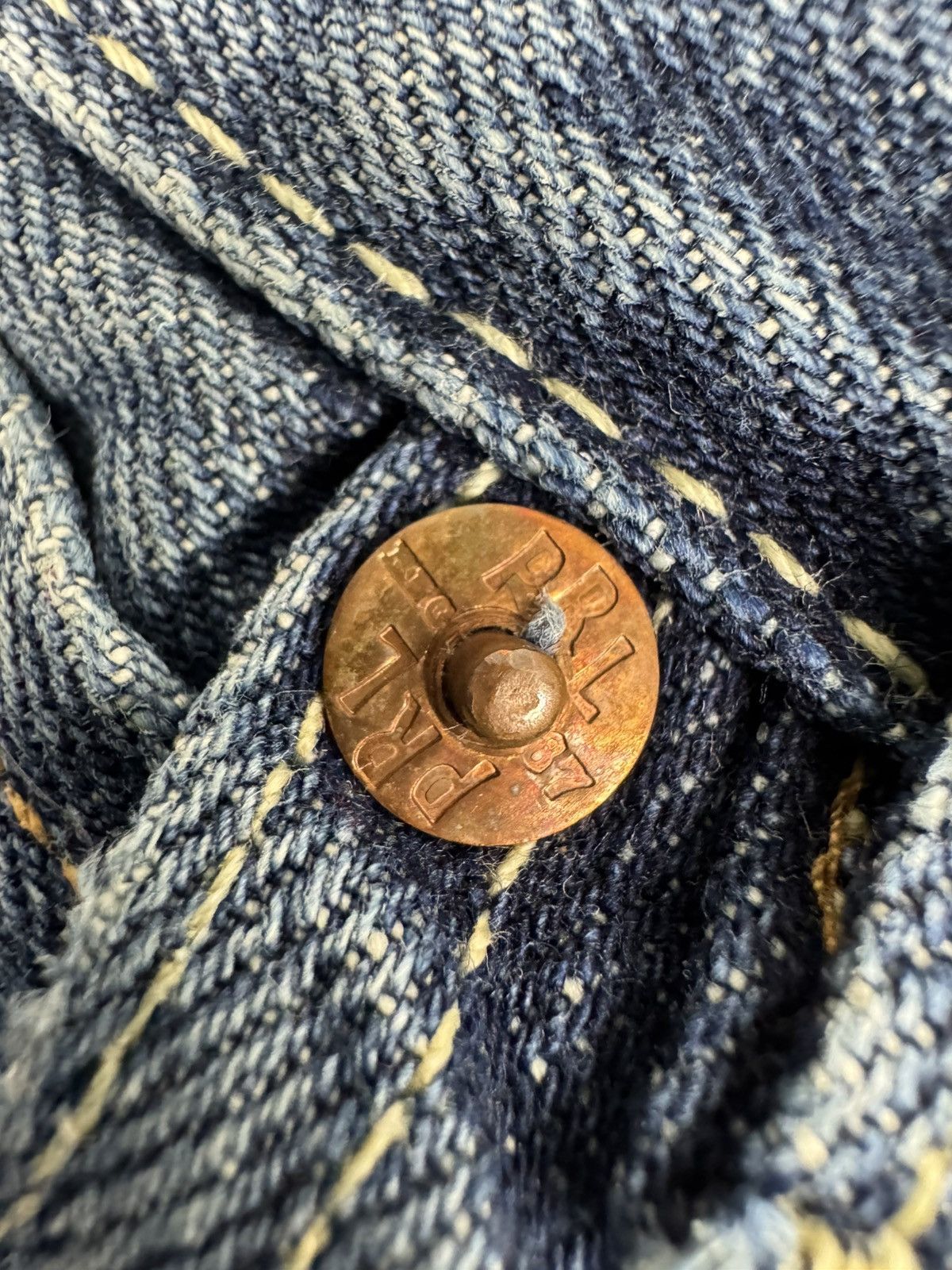 Polo Ralph Lauren Vintage Y2K Polo Ralph Lauren slim fit washed denim jeans Size US 29 - 16 Thumbnail