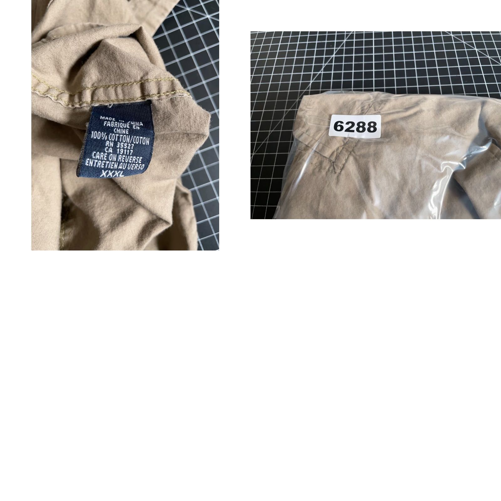 Vintage VINTAGE Girbaud Button-Up Shirt Men's 3XL Beige Short Sleeve Cotton Y2K Retro Size US XXL / EU 58 / 5 - 8 Thumbnail