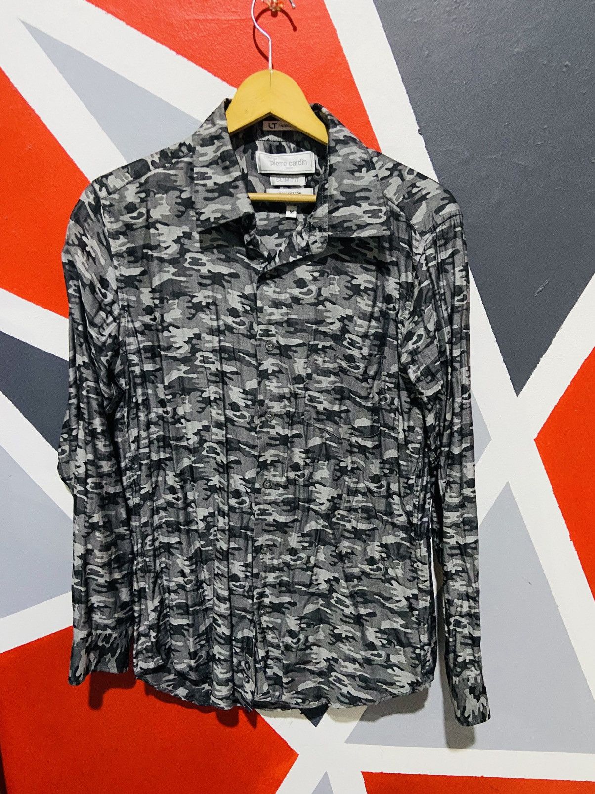 Pierre Cardin Pierre Cardin Camo Button Up Tee Size US M / EU 48-50 / 2 - 1 Thumbnail