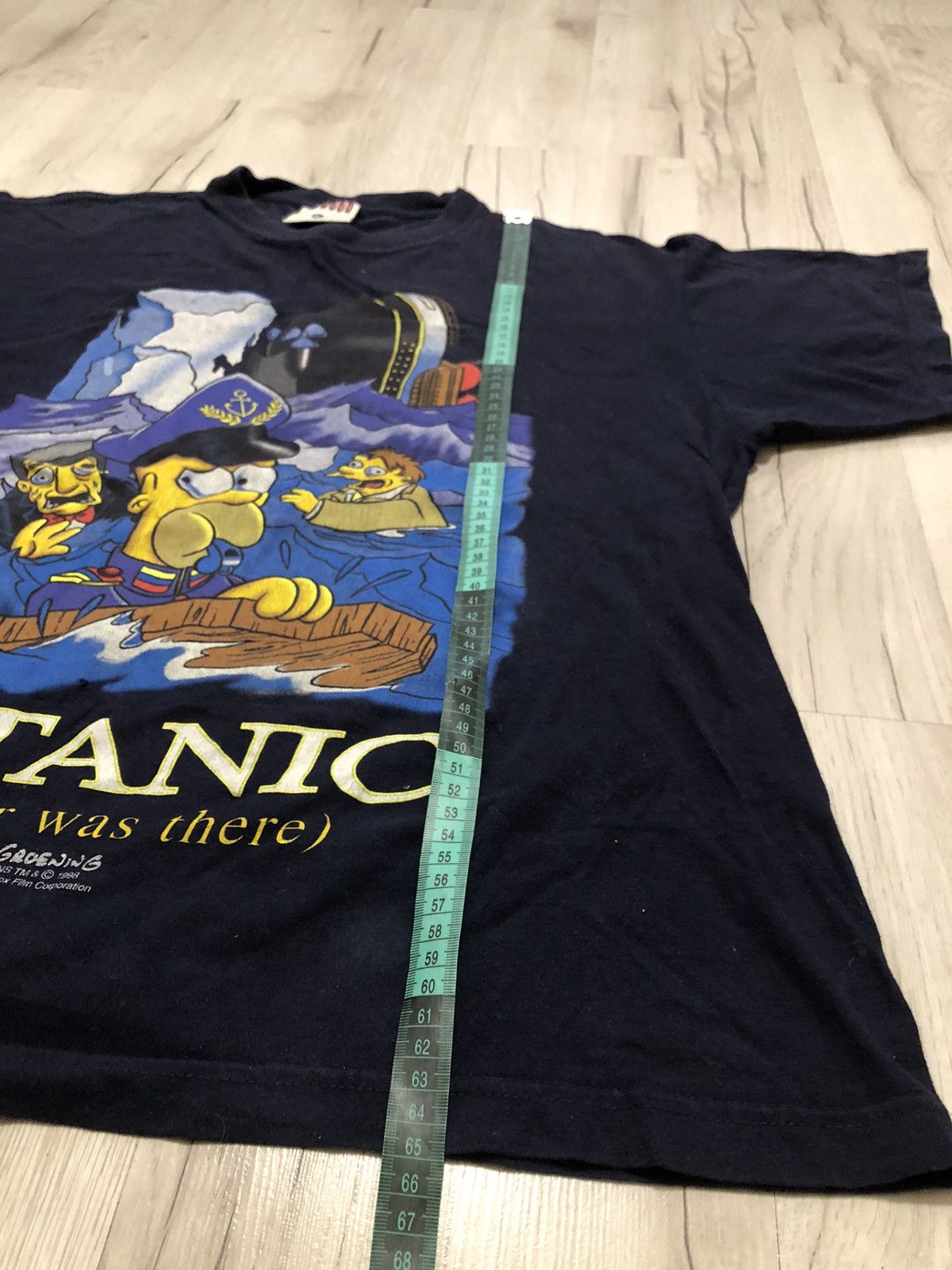 Cartoon Network Vintage 1998 Titanic 'Homer Was There' T Shirt Cartoon 90's Size US M / EU 48-50 / 2 - 10 Thumbnail