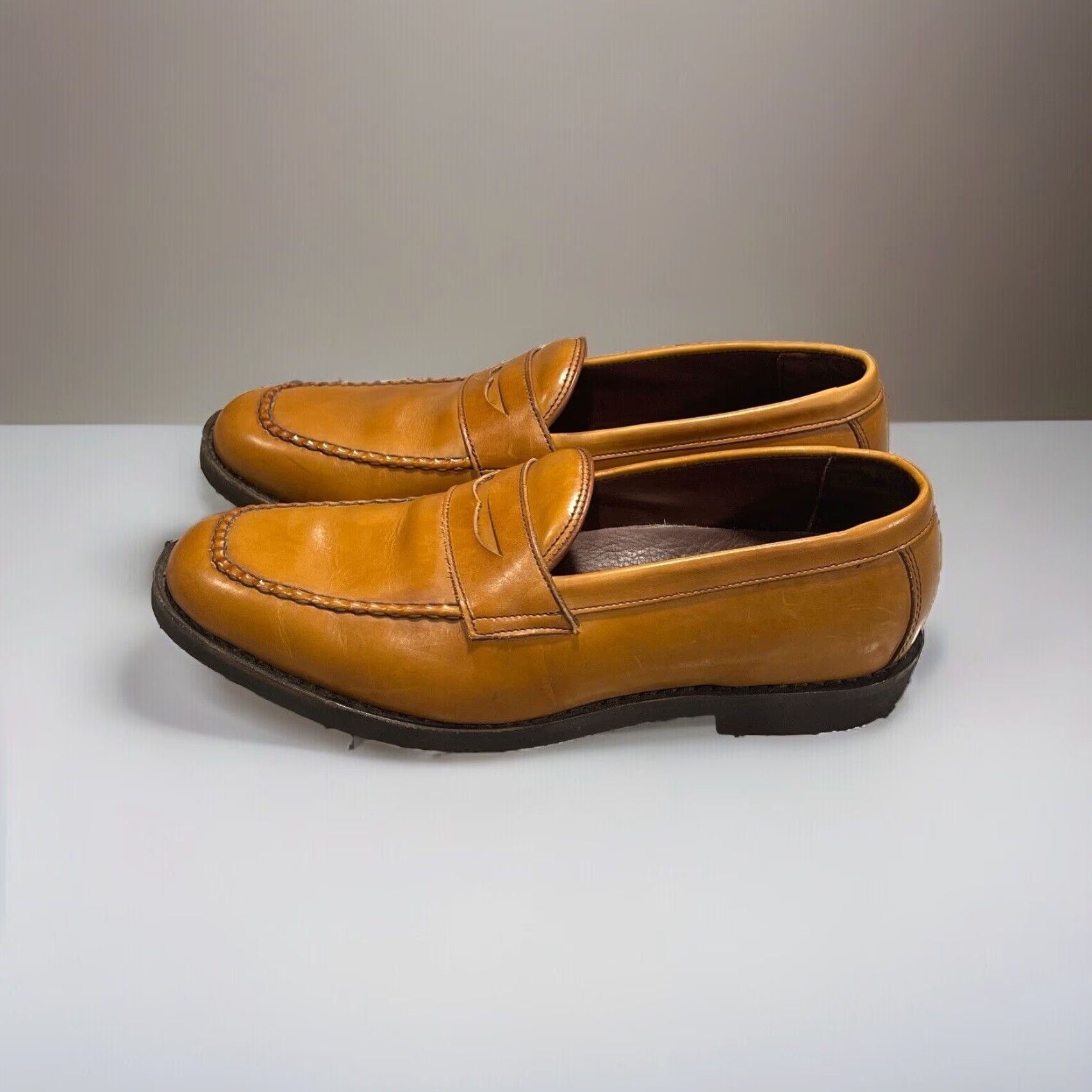 Allen Edmonds VINTAGE Allen Edmonds Road Warriors Penny Loafers Dress Shoe Men Size 9 Brown Leather B Width Shoes Size US 9 / EU 42 - 3 Thumbnail