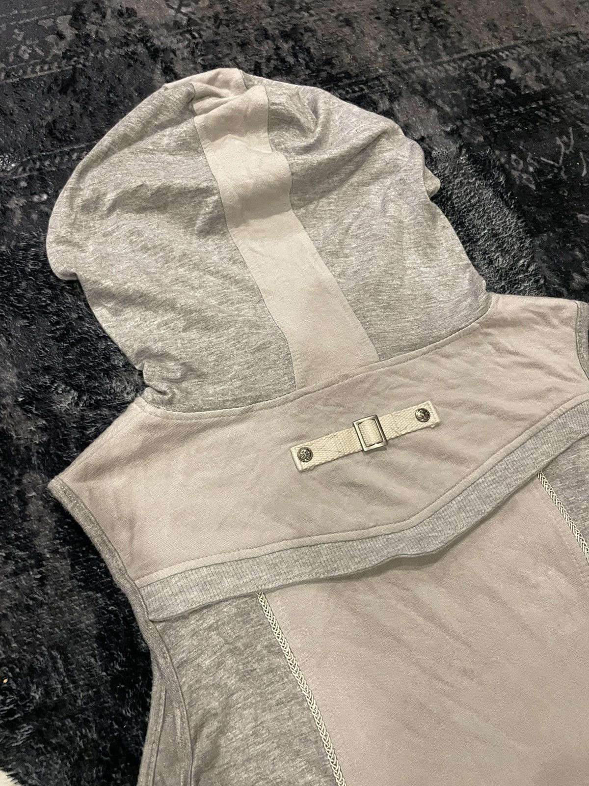 Japanese Brand Ozz Croce Punk Sleeveless Hoodie Size US S / EU 44-46 / 1 - 13 Thumbnail