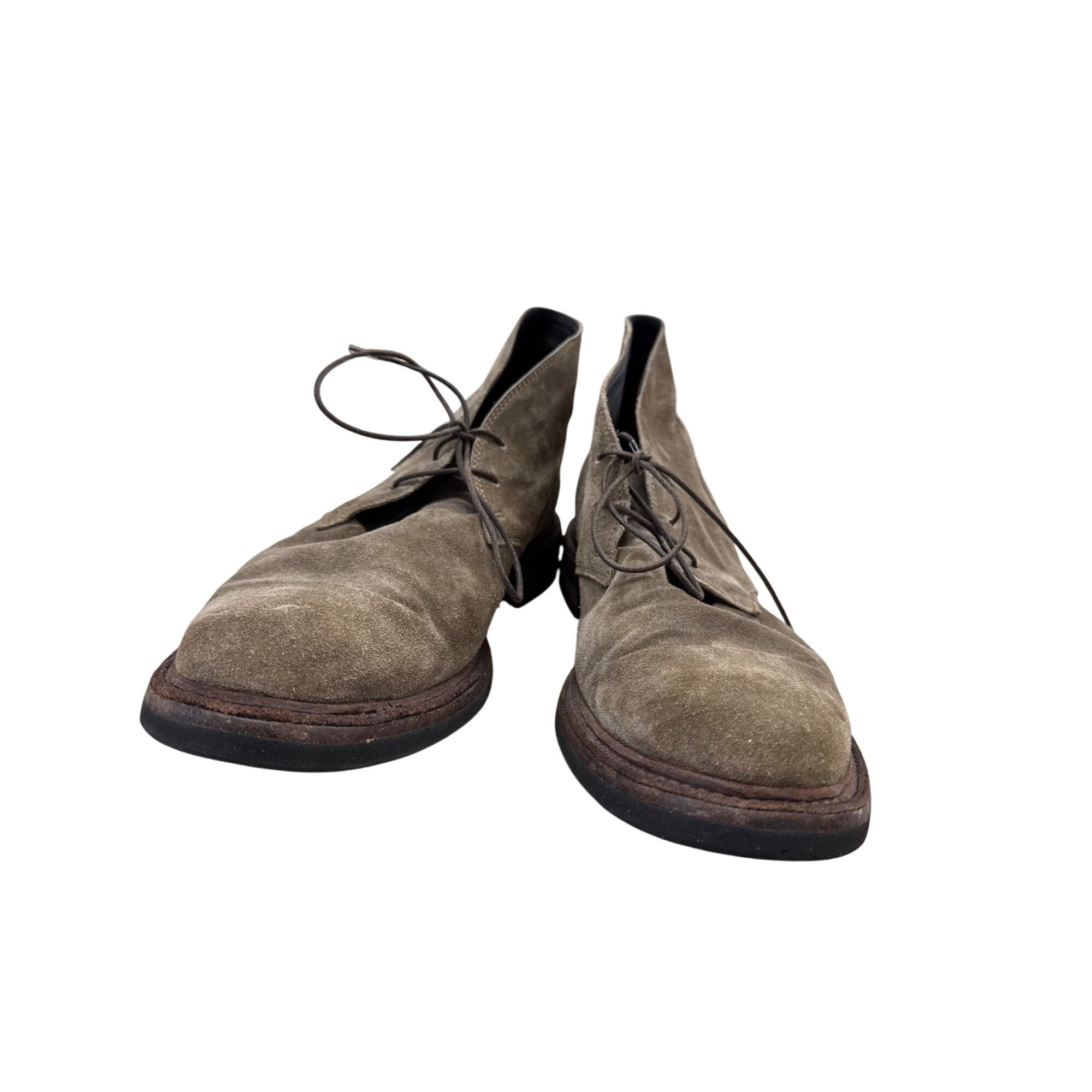 Pantofola d'Oro Pantofola DOro Mens Gray Suede Leather Ankle Boots Size 10.5 Size US 10.5 / EU 43-44 - 5 Thumbnail