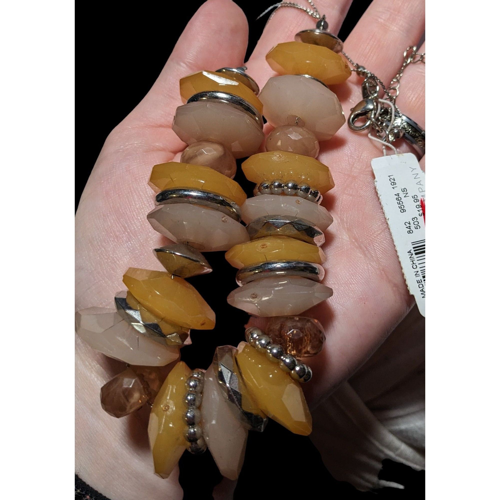 Other NY & Company Chunky Beaded Statement Necklace Size ONE SIZE - 9 Thumbnail