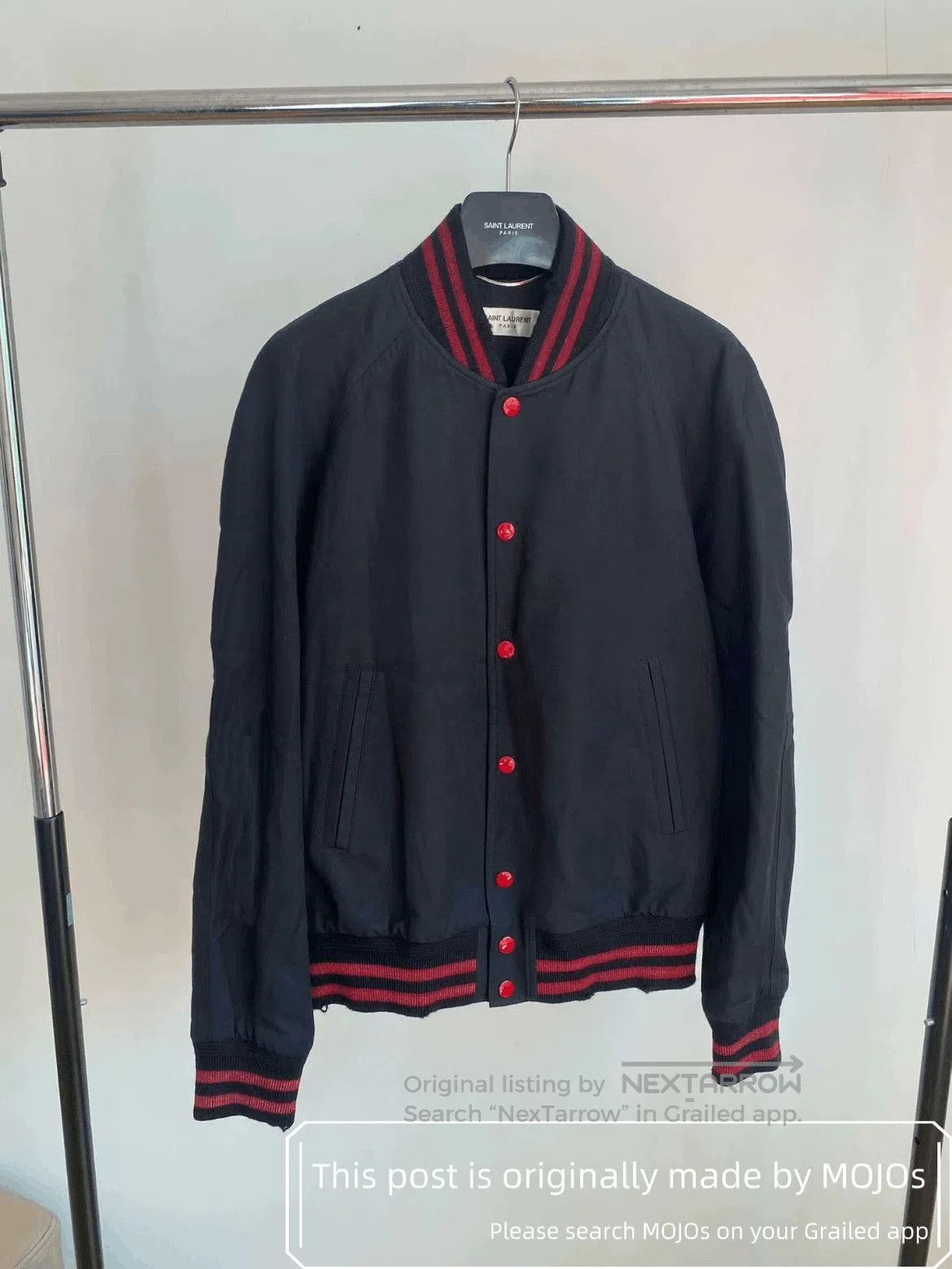 Saint Laurent Paris Sz 48 Saint Laurent Paris 17SS Double Red Edge Jacket mojos Size US M / EU 48-50 / 2 - 1 Thumbnail