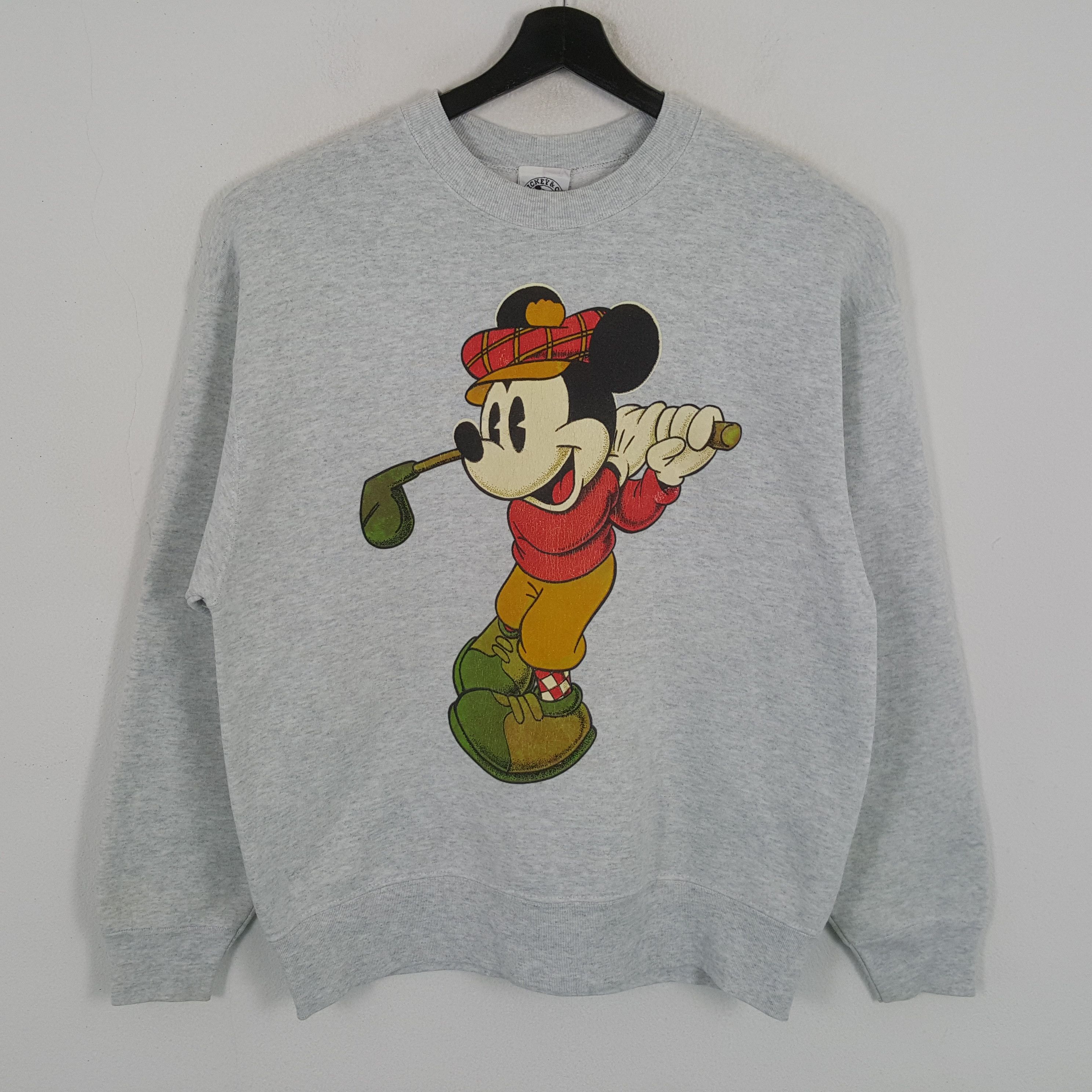 Disney × Mickey Mouse × Vintage MICKEY MOUSE DISNEY Cartoon Character Vintage Sweatshirt Size US M / EU 48-50 / 2 - 1 Thumbnail