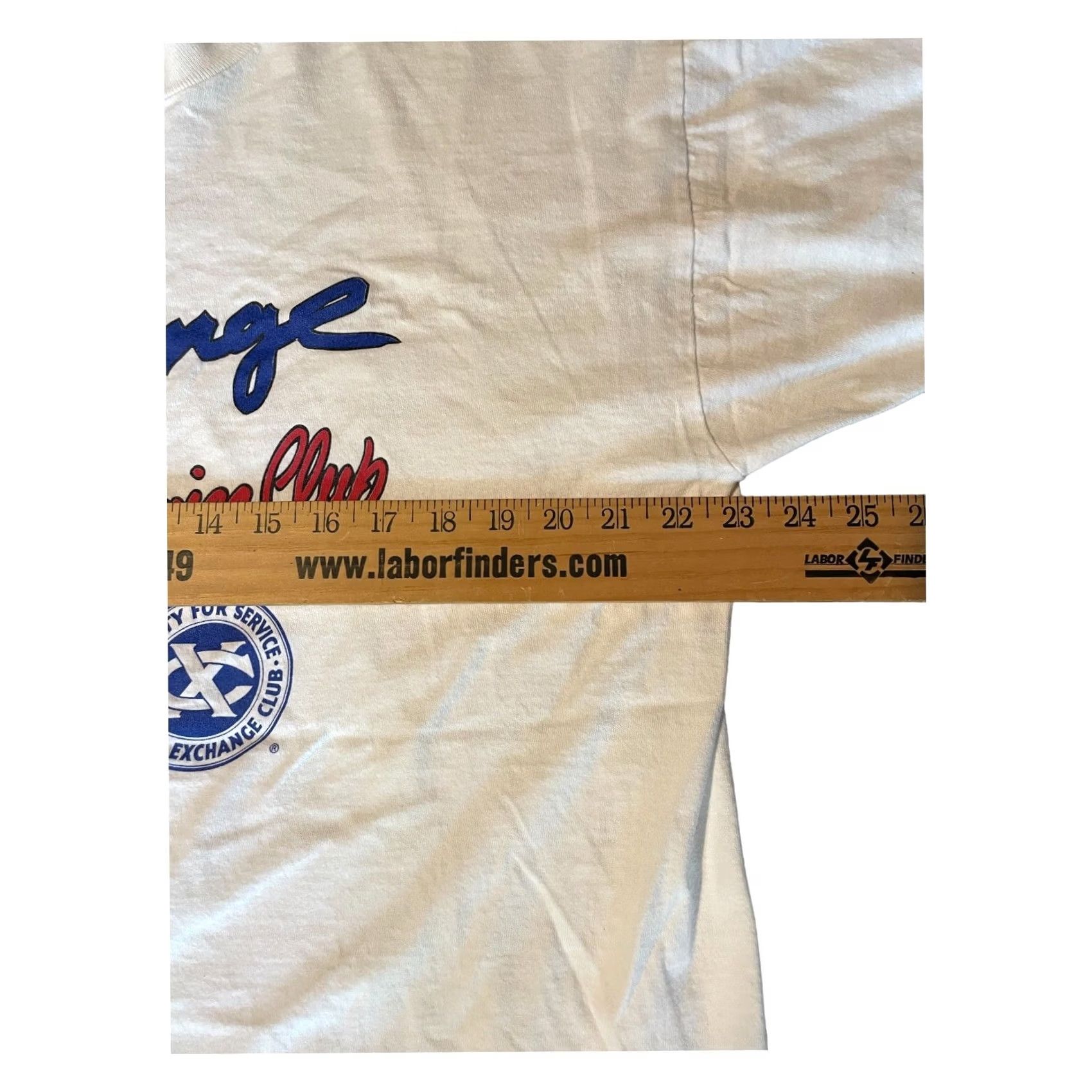 Vintage VTG Men’s Exchange America’s Servic Club T-Shirt Short Sleeve White Tee Sz 2XL Mens T-Shirt USA 1990s Size US XXL / EU 58 / 5 - 6 Thumbnail