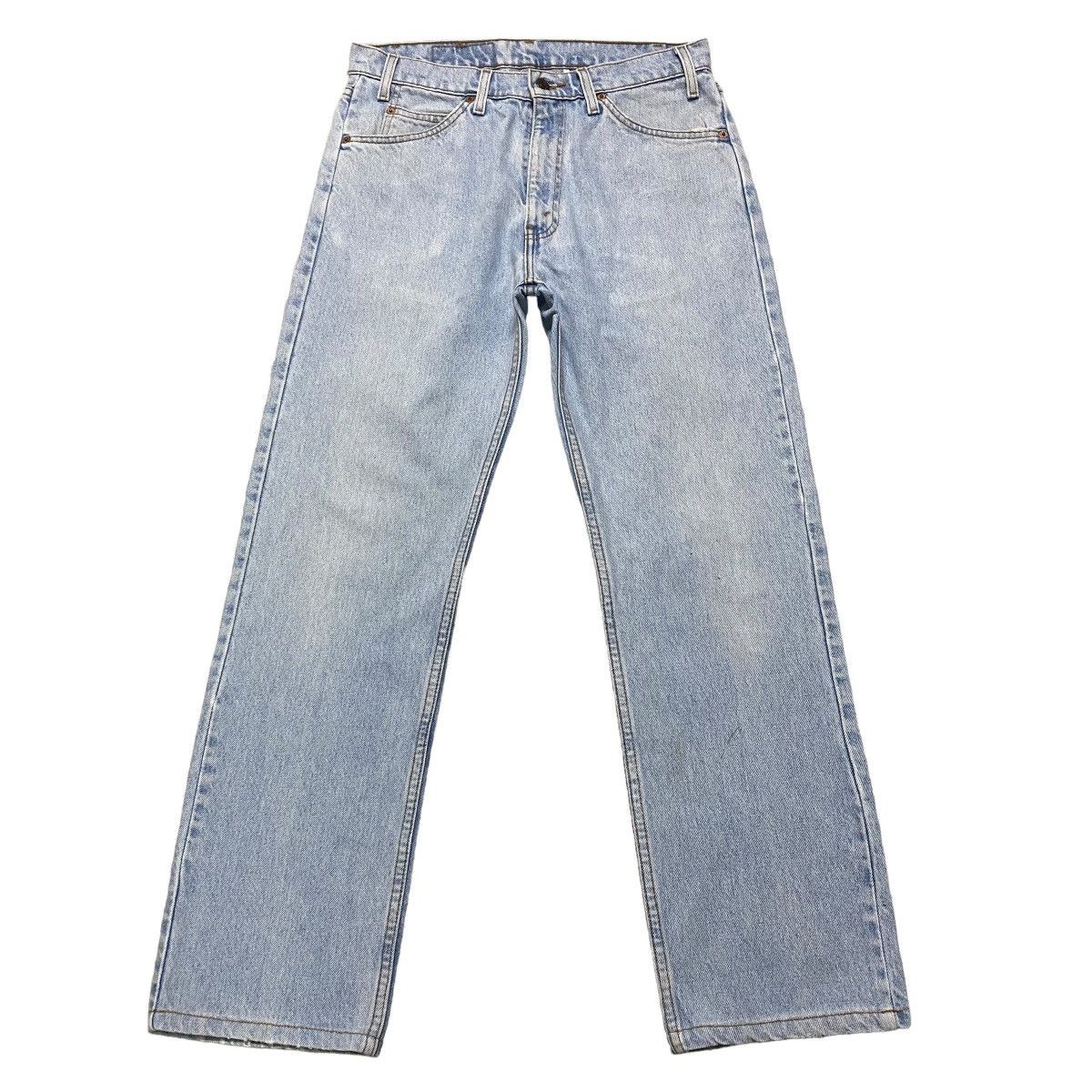 Levi's Vintage 90s Levis 505 Orangetab Regular Fit Jeans Lightwash Size US 31 - 2 Thumbnail