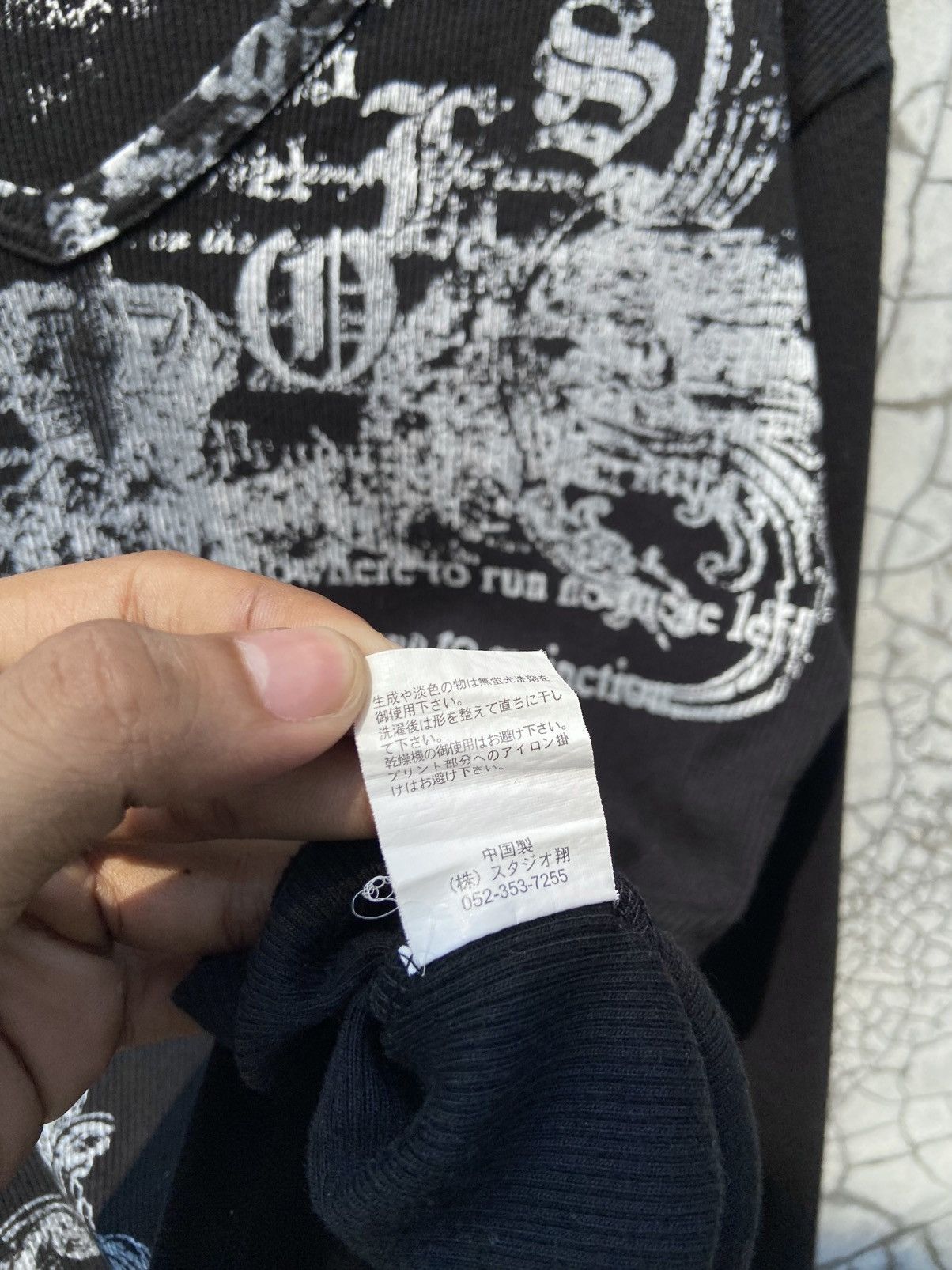 Hysteric Glamour × If Six Was Nine × Japanese Brand Offer‼️ Bernings Sho Affliction Punk Poem Vkei Wings Thermal Size US M / EU 48-50 / 2 - 11 Thumbnail
