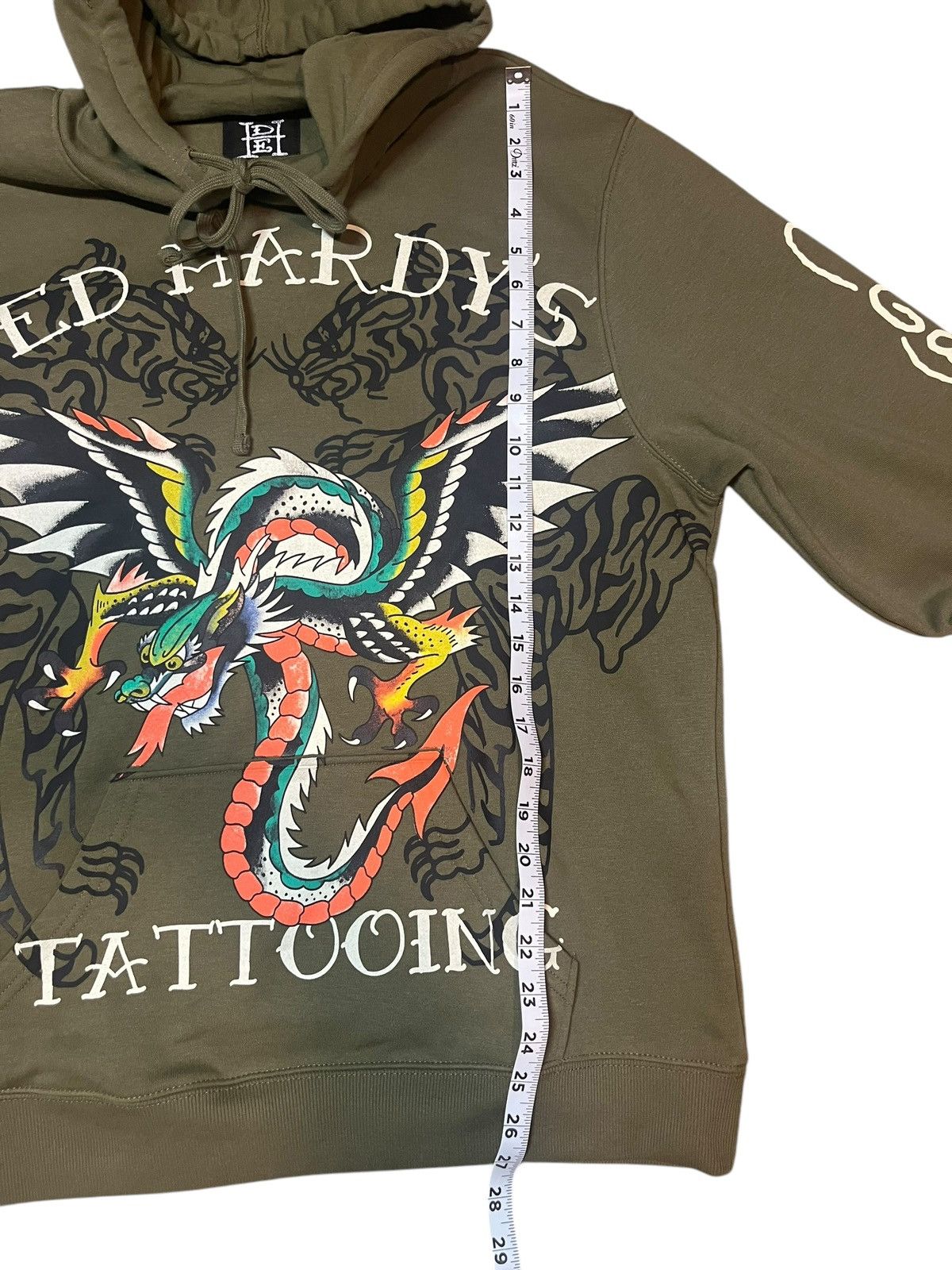 Ed Hardy × Japanese Brand Rare Ed Hary Tattoo Graphic Print Hoodie Brand New Size US L / EU 52-54 / 3 - 10 Thumbnail