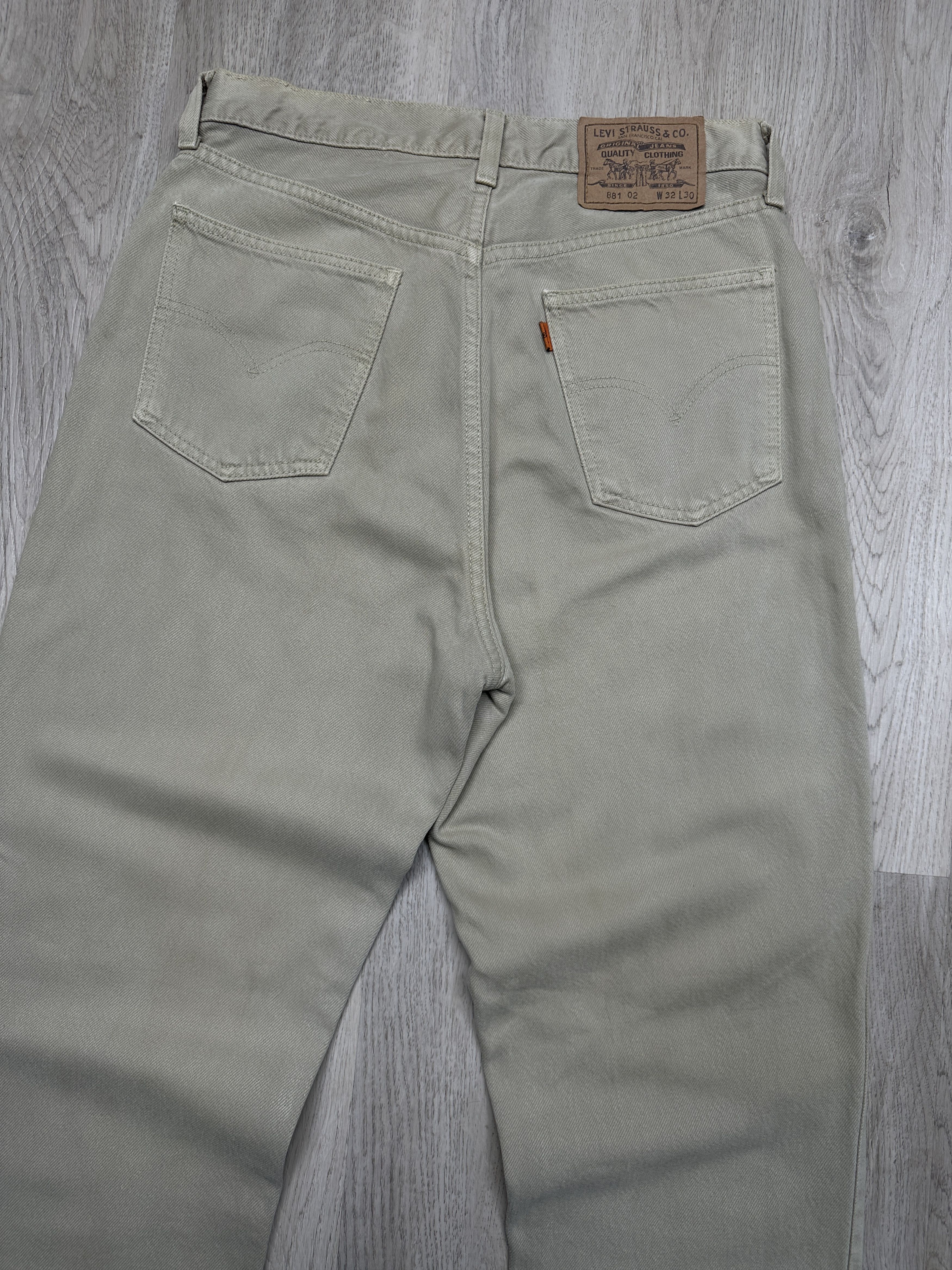 Levi's Levi's 881 90s Vintage Orange Tab Denim Pants Jeans Size US 32 / EU 48 - 2 Thumbnail