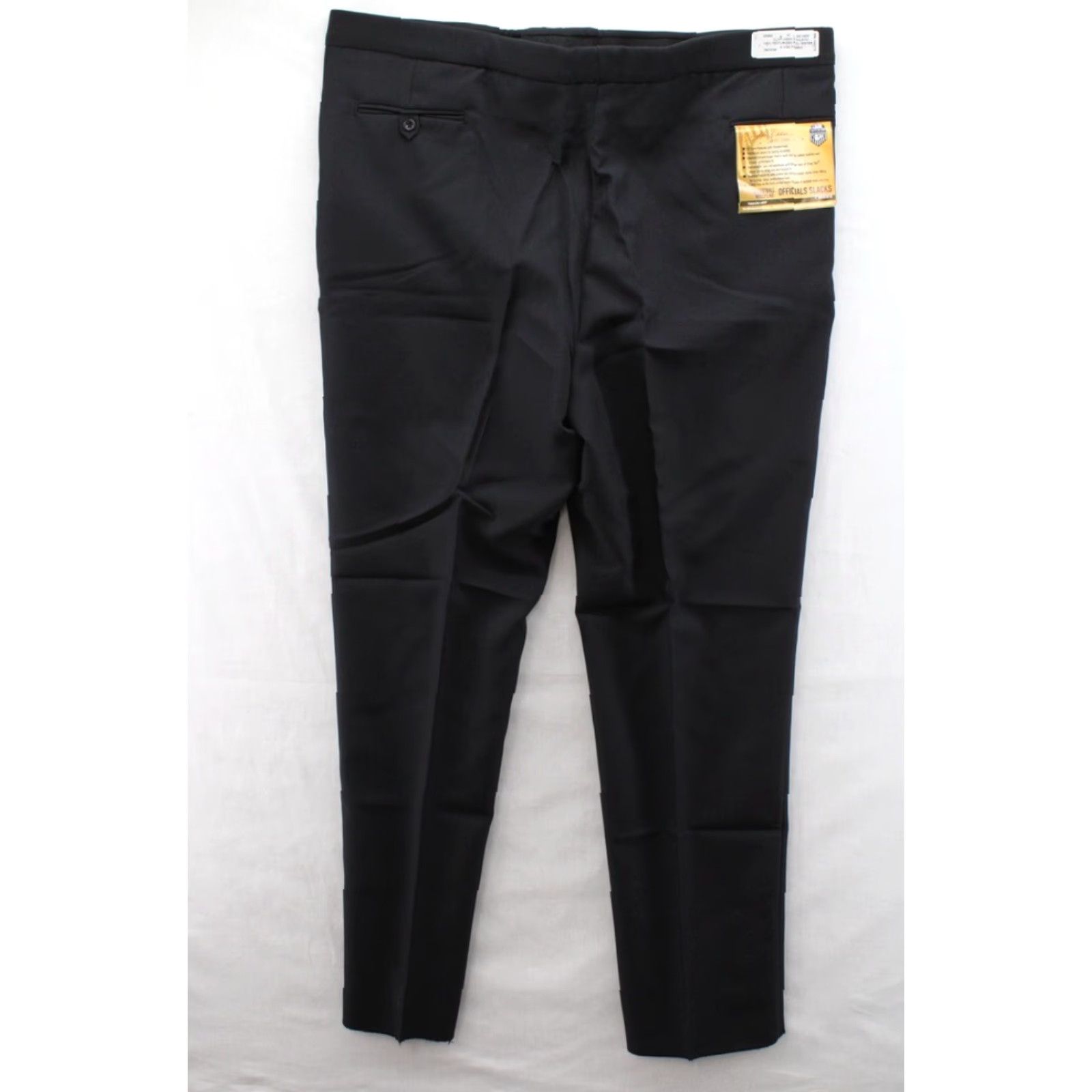KEEN VINTAGE Cliff Keen Official Pants Mens 46 Black Unhemmed Pleated Textured Basketball Shirt Size US 30 / EU 46 - 7 Thumbnail
