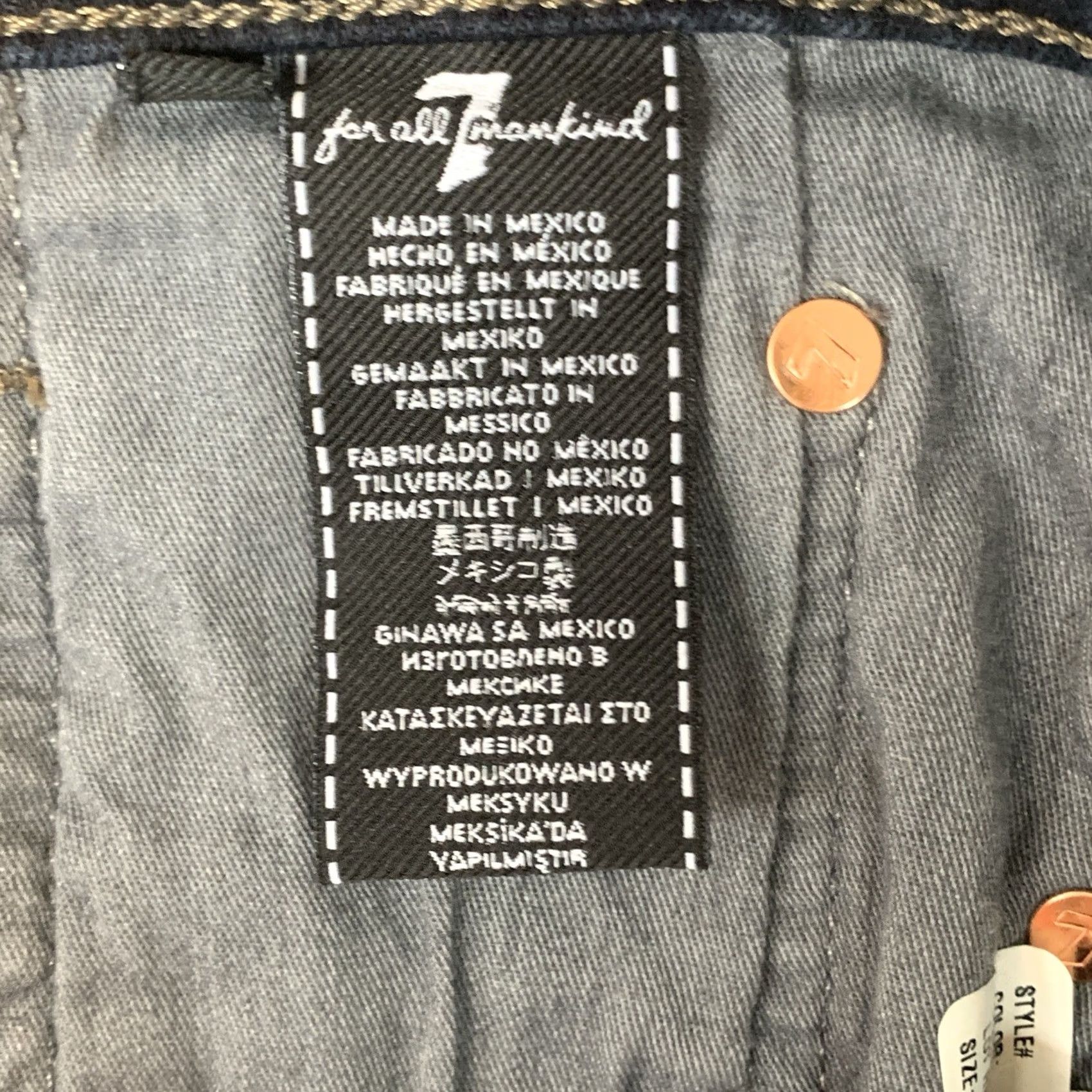 7 For All Mankind 7 For All Mankind Jeans Men 38x33 Dark Wash Straight Regular Jeans 7 For All Mankind Size US 38 / EU 54 - 4 Thumbnail